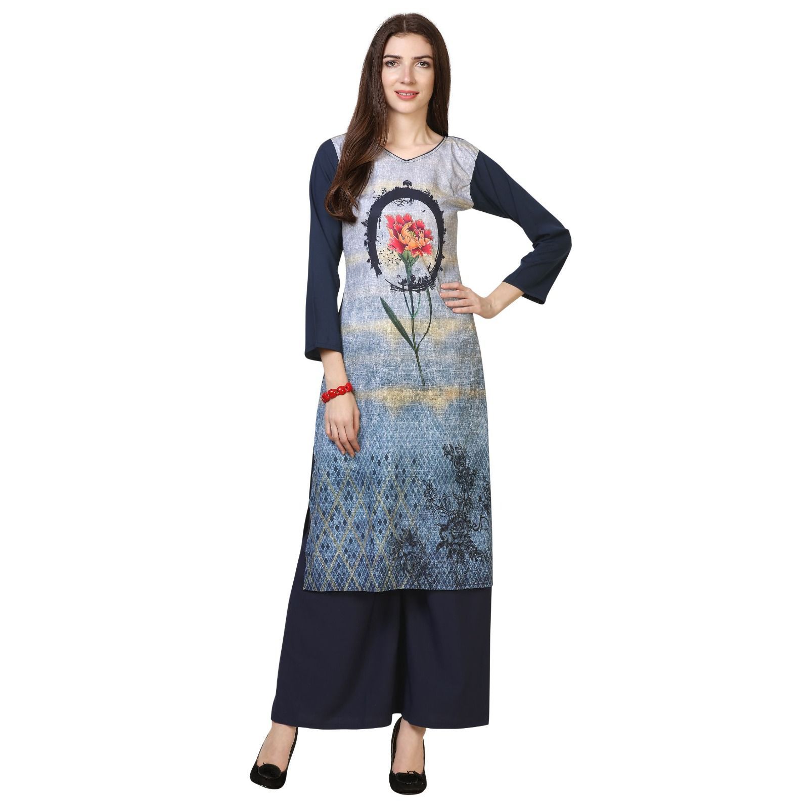 Heavy Crepe Kurti