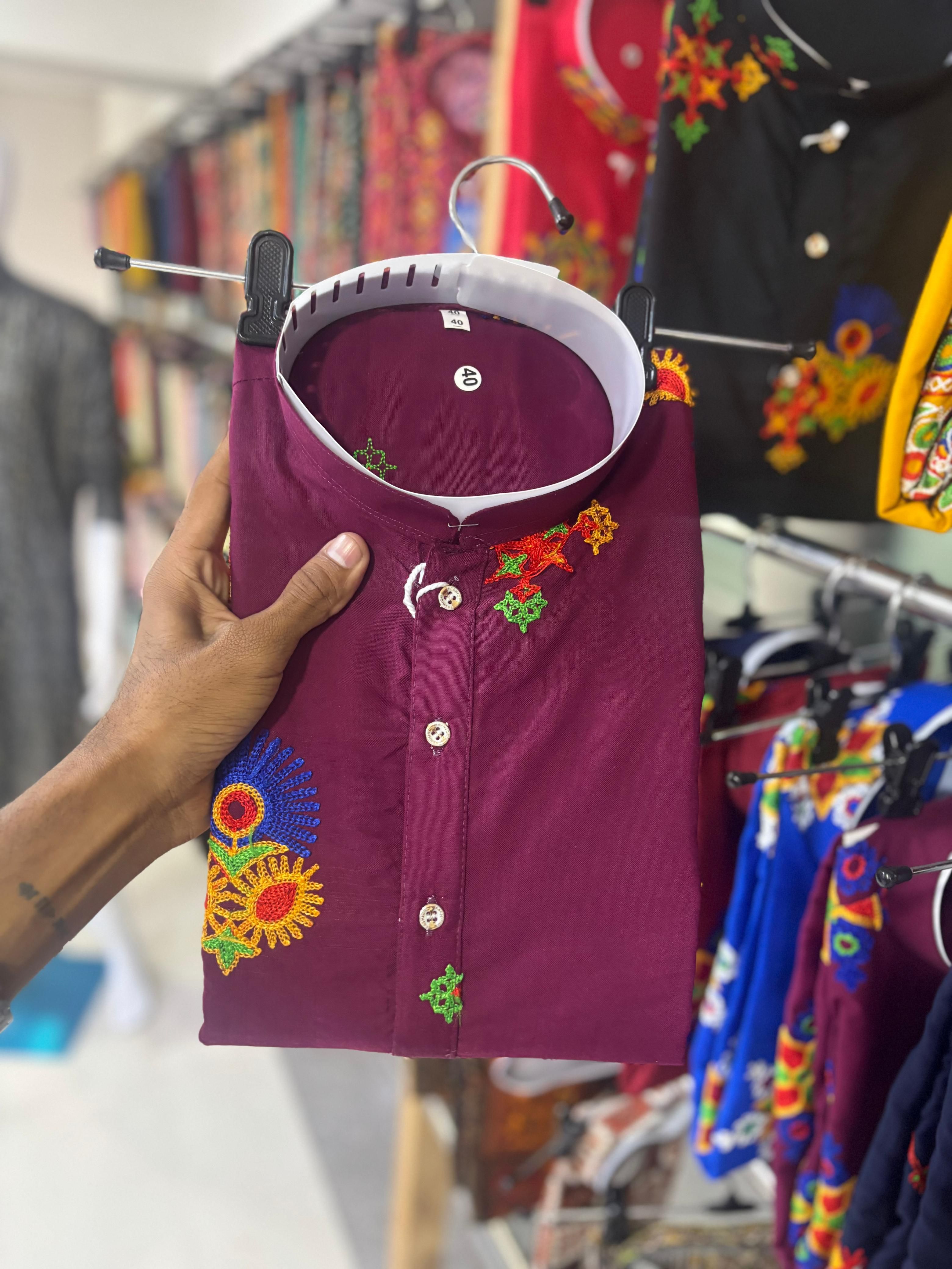 Kutchi Work Kurta 
