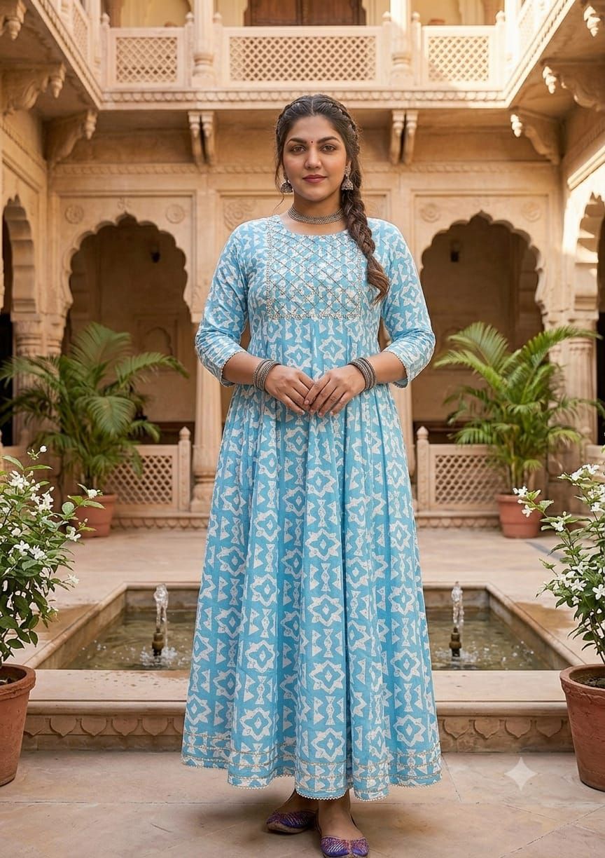 Big Size Women Long Gown