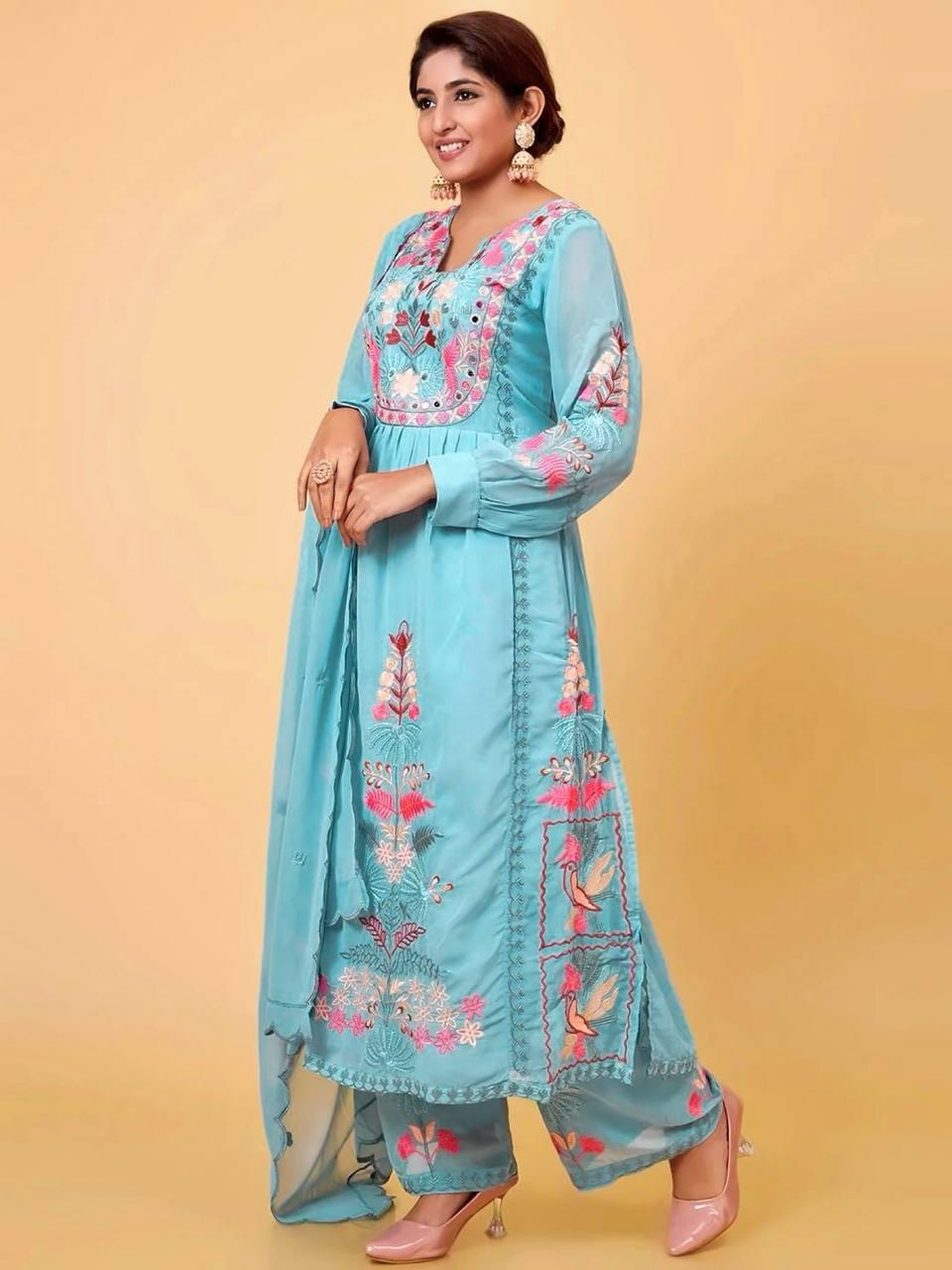 Premium Quality 3-Piece Kurti Set