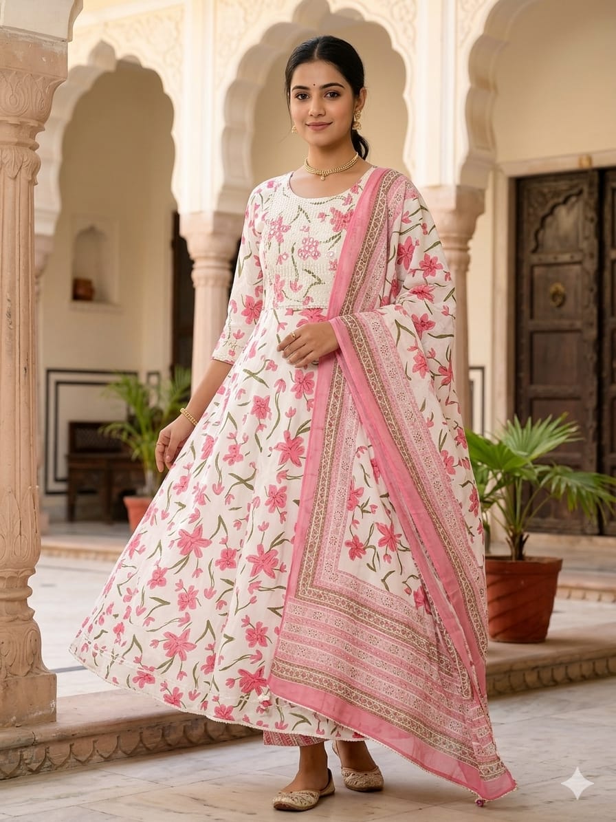Anarkali Style 3 Pcs