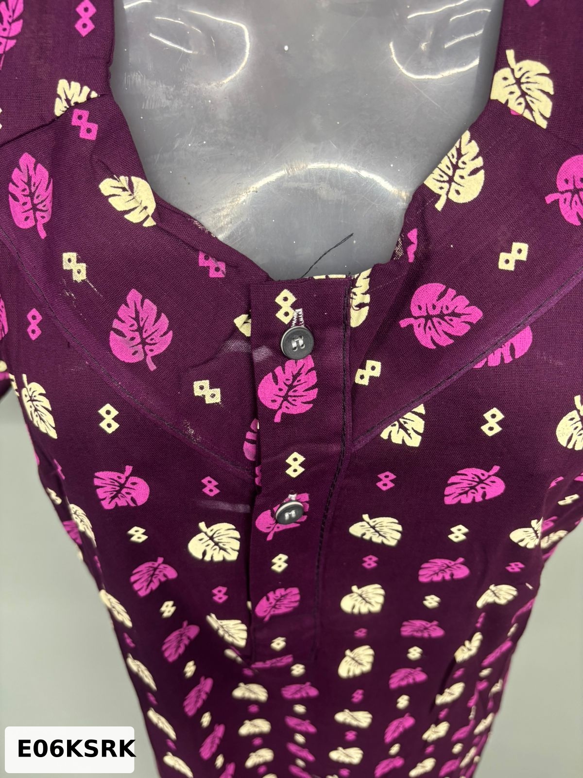 Cotton Apsara With Button Nighty
