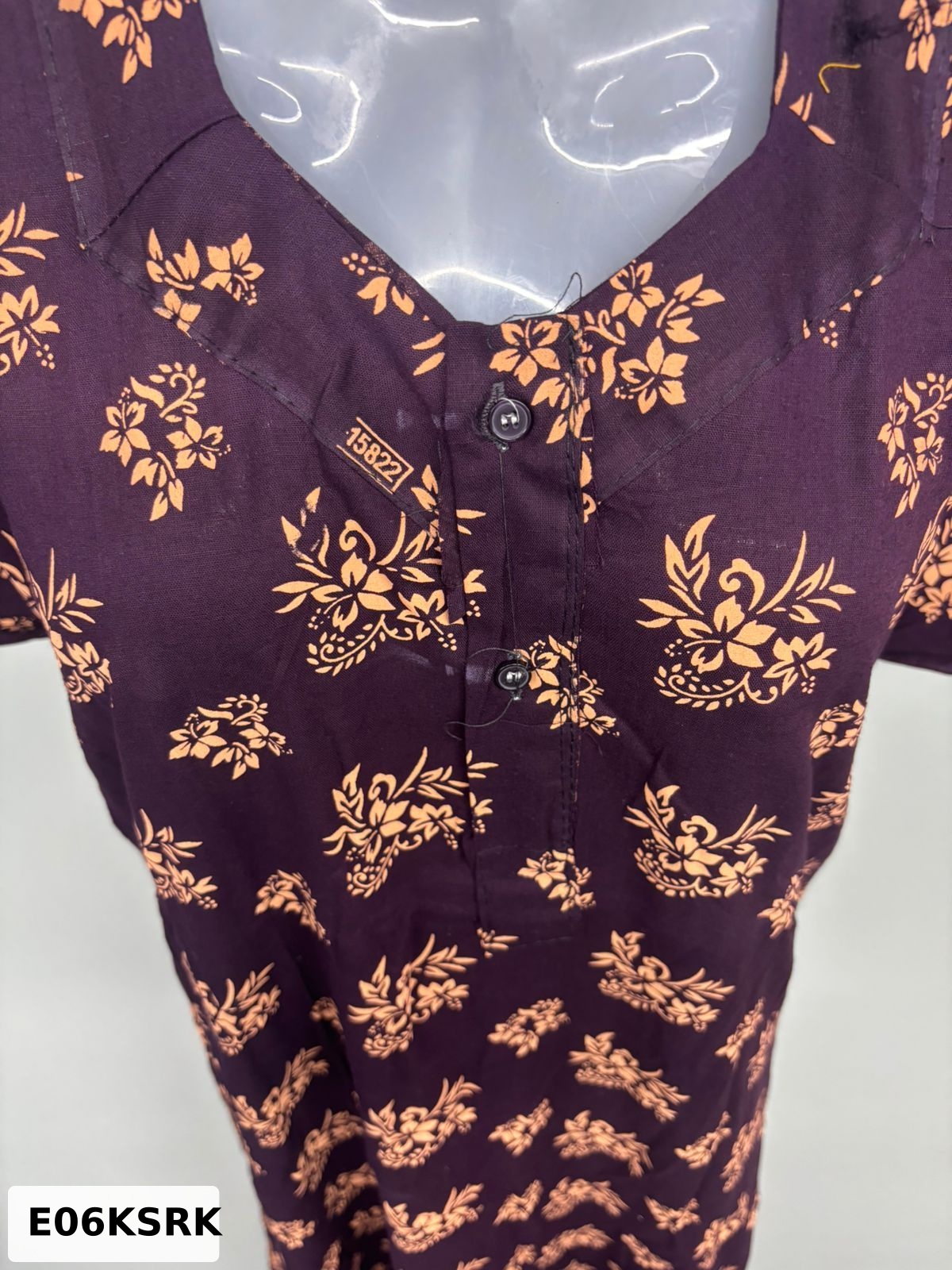 Cotton Apsara With Button Nighty