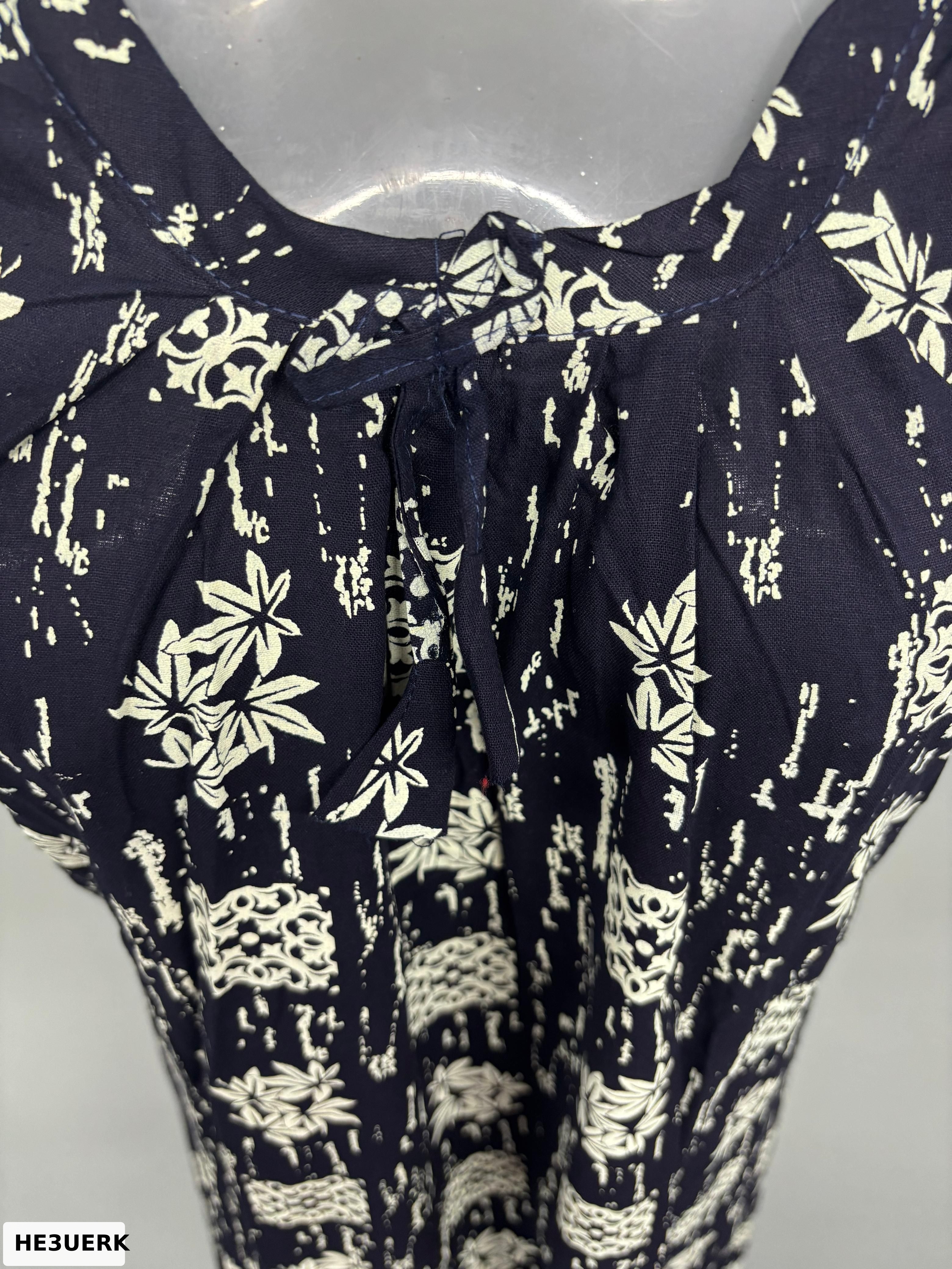 Cloth Cotton Apsara Round Neck Nighty