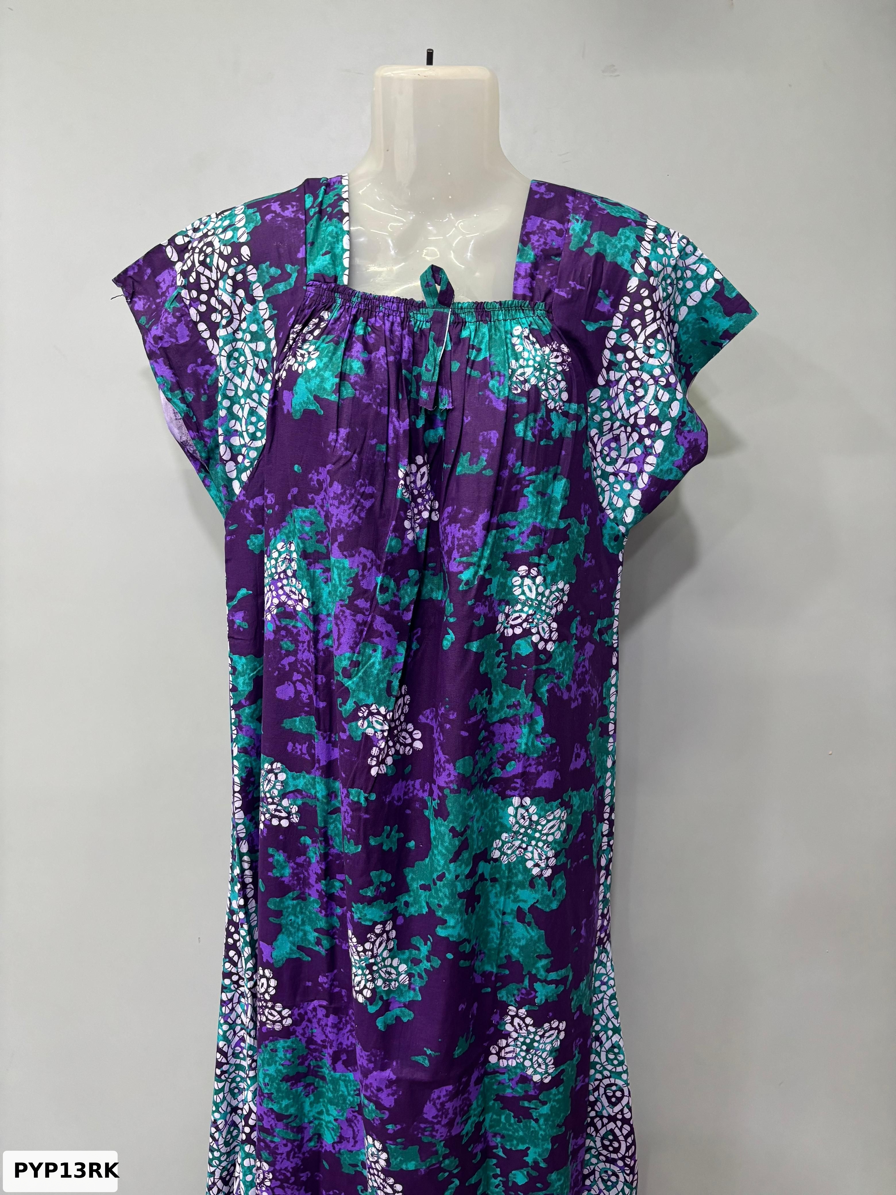 Procin Cotton Elastic Neck Nighty