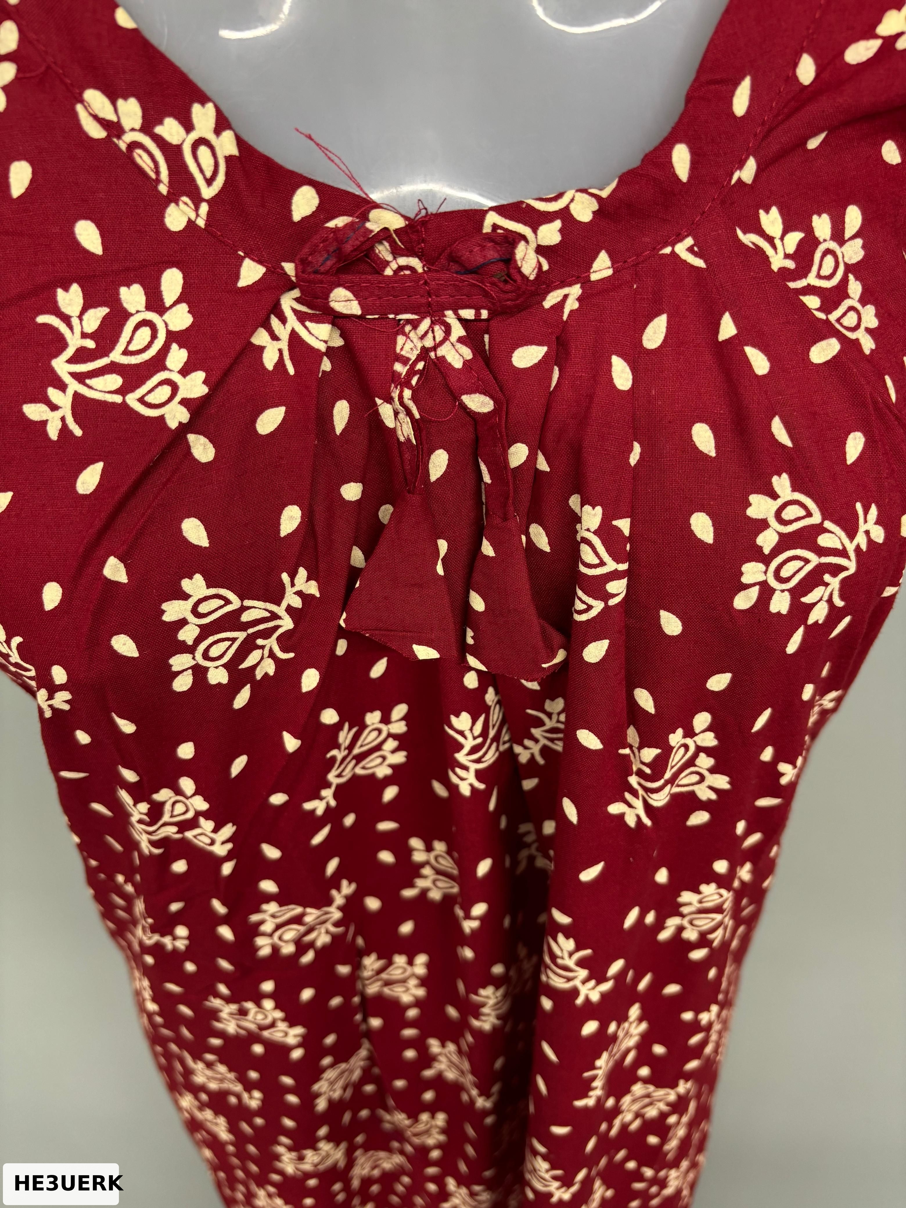 Cloth Cotton Apsara Round Neck Nighty