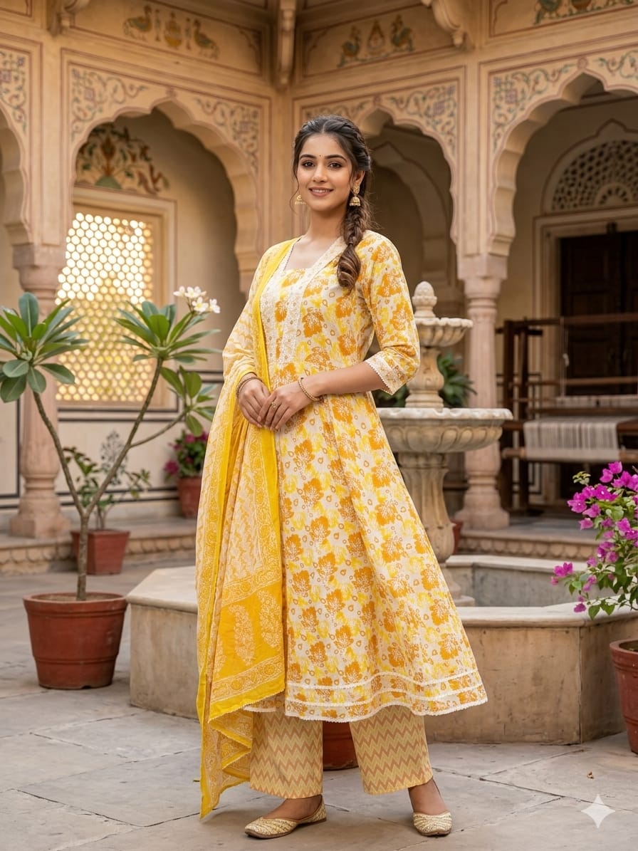 Anarkali Style 3 Pcs