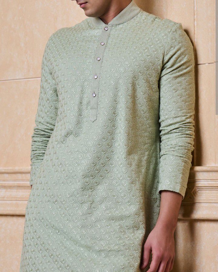 Lucknavi Chiken Kurta