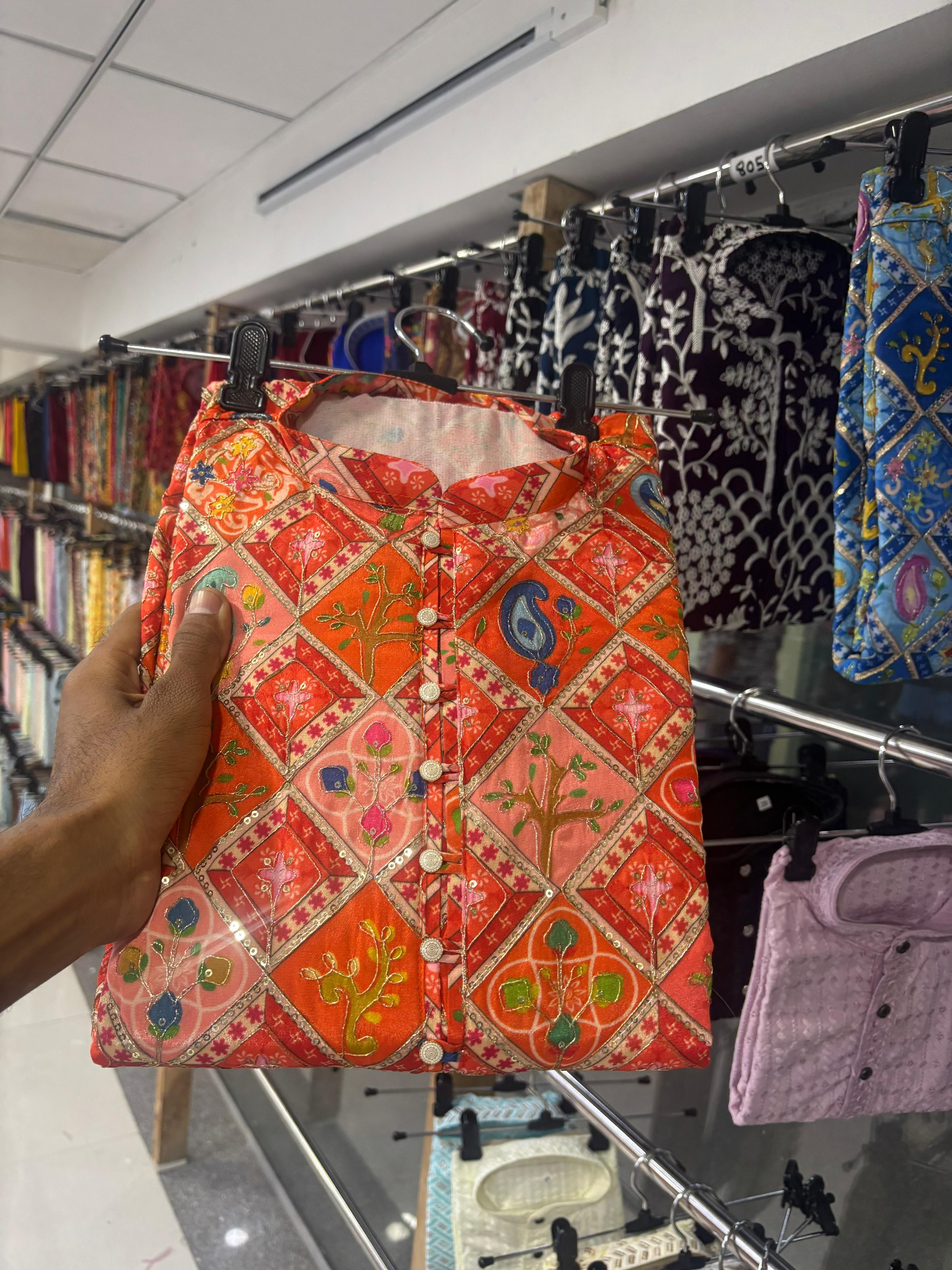 Position Print Kurta