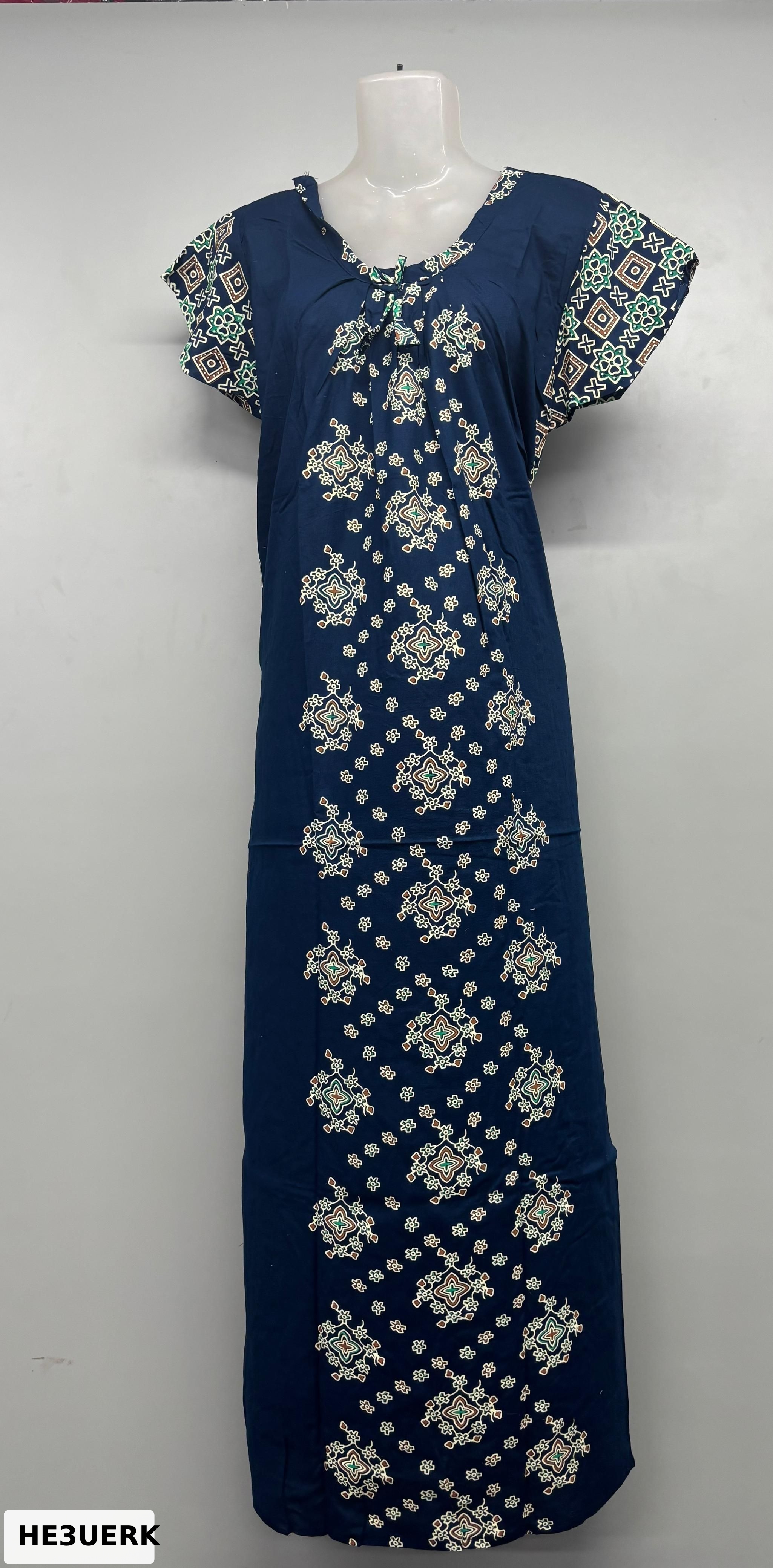 Cloth Cotton Apsara Round Neck Nighty