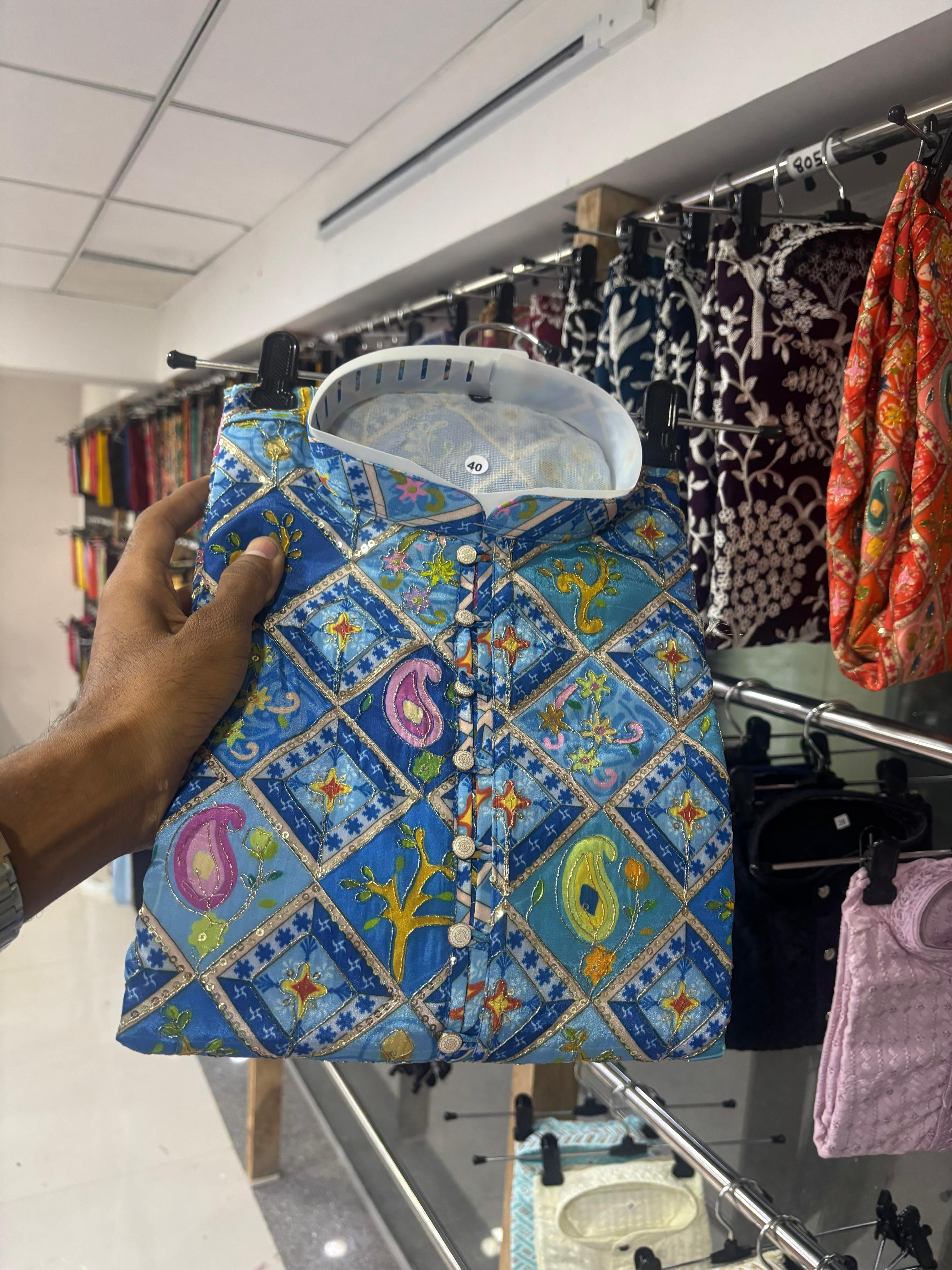 Position Print Kurta