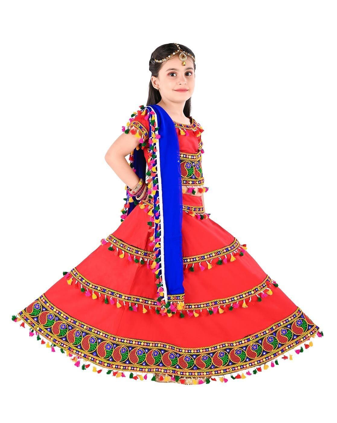 Kid's Heavy Lehanga 