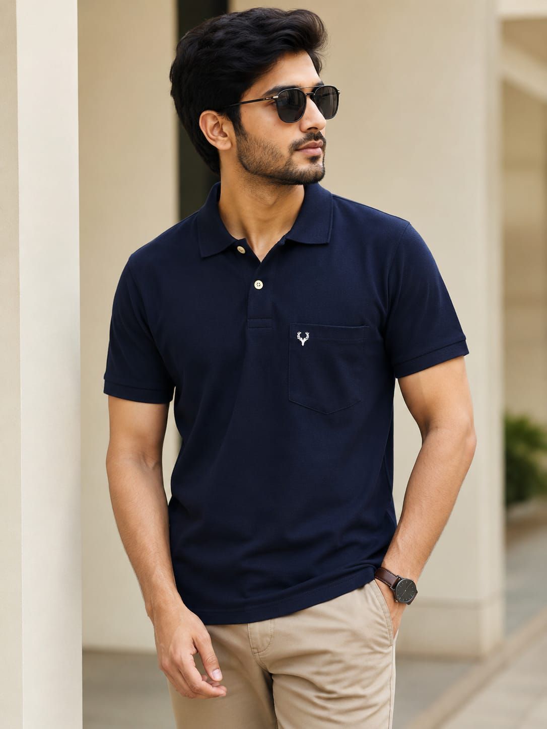 Tshirt With Logo Pocket