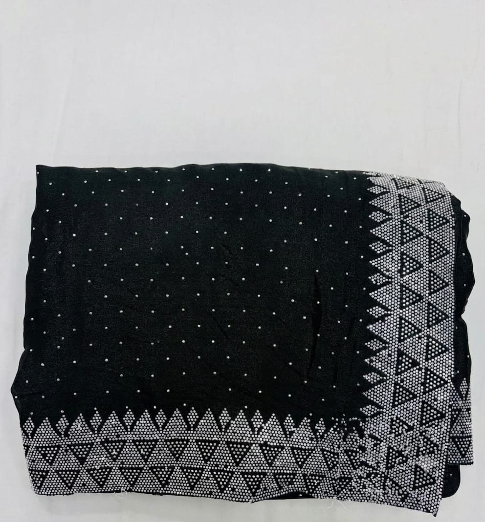 Star Georgette Running Back Blouse