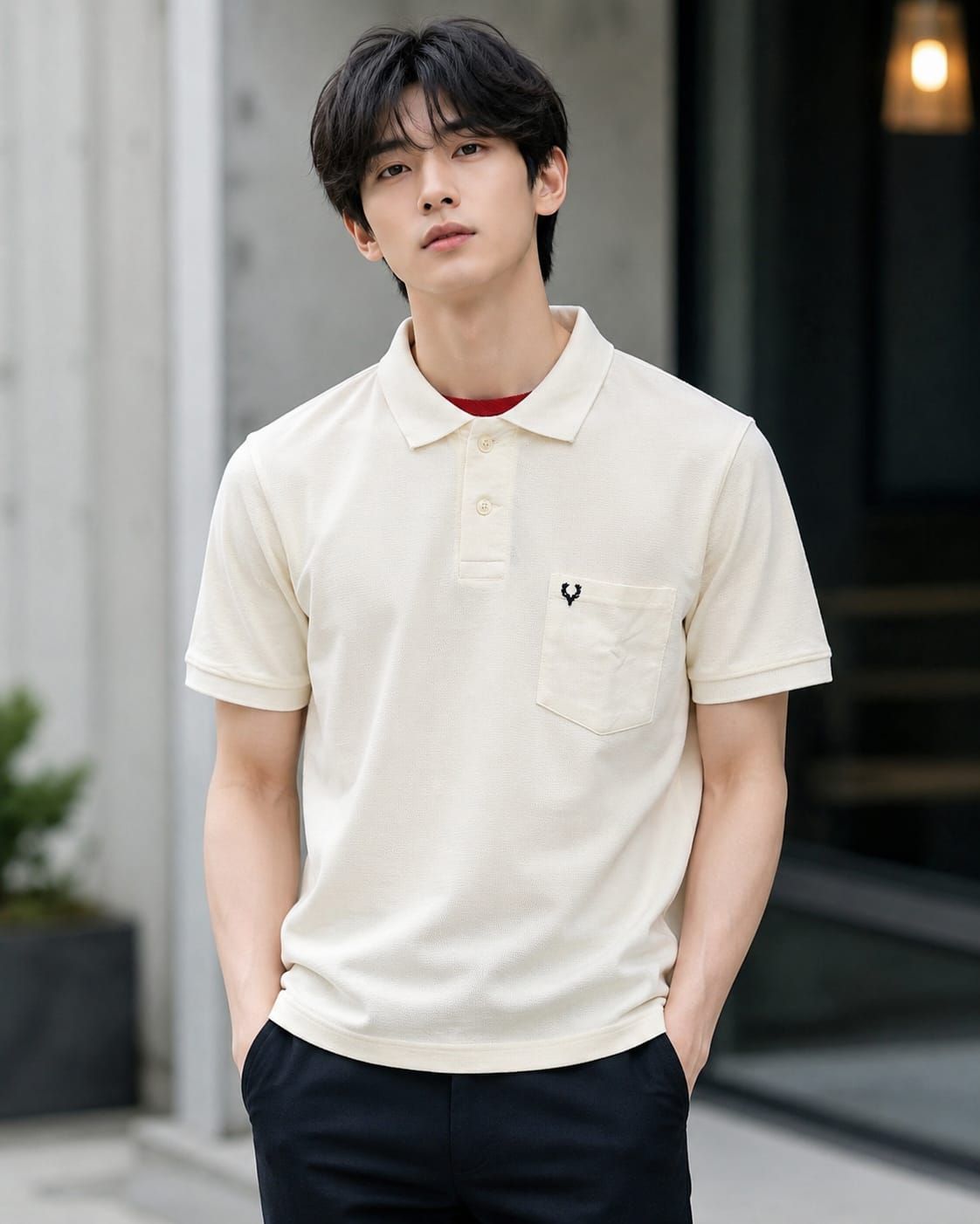 Tshirt With Logo Pocket