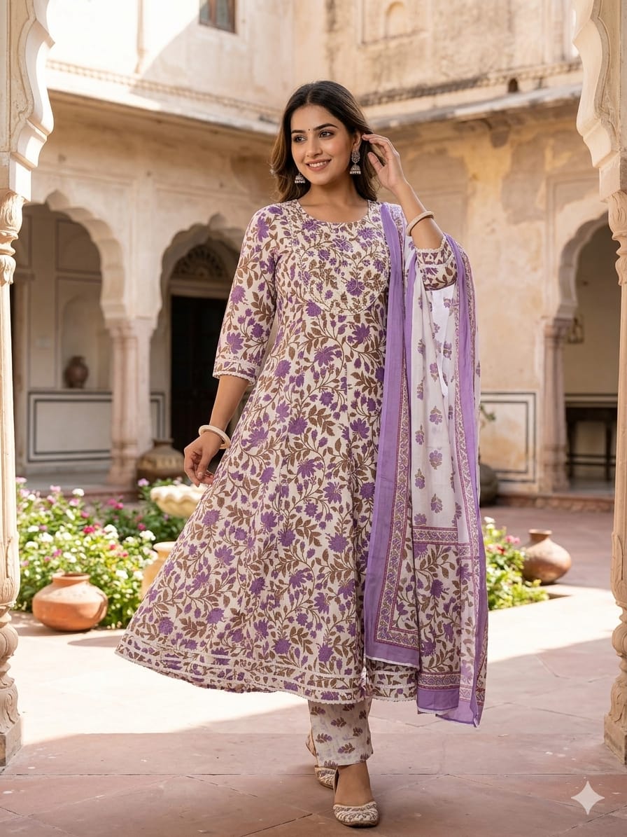Anarkali Style 3 Pcs