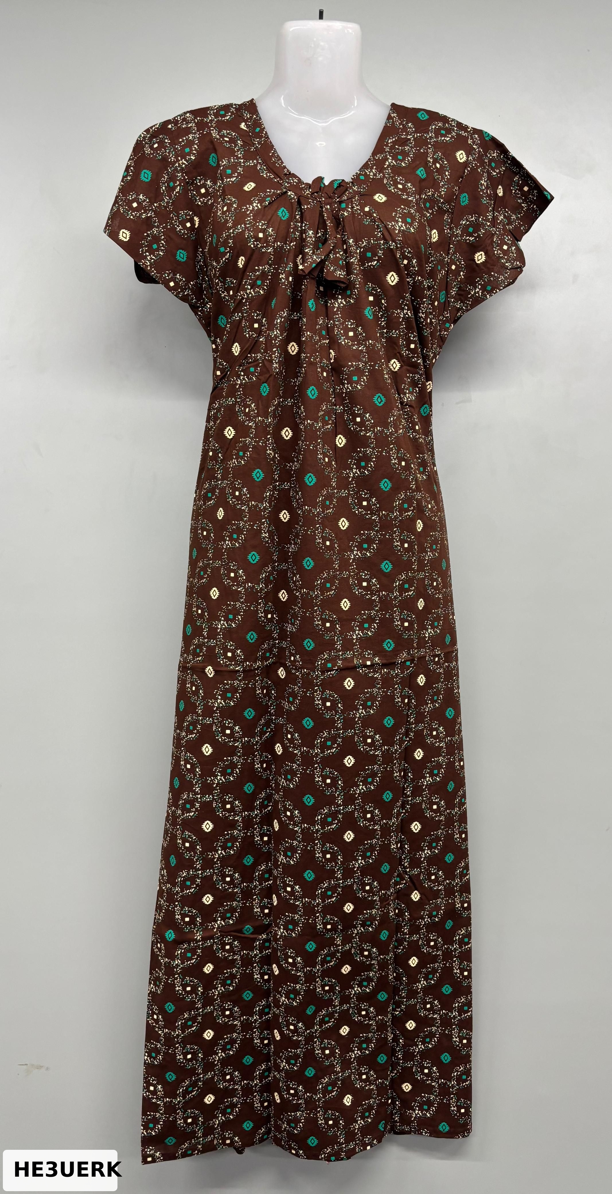 Cloth Cotton Apsara Round Neck Nighty