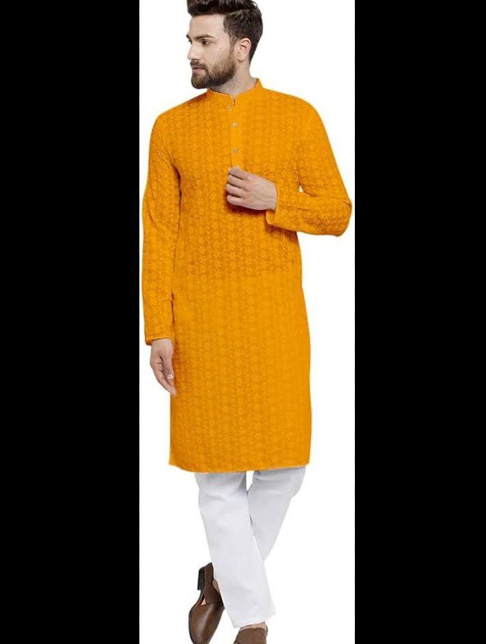 Lucknavi Chiken Kurta