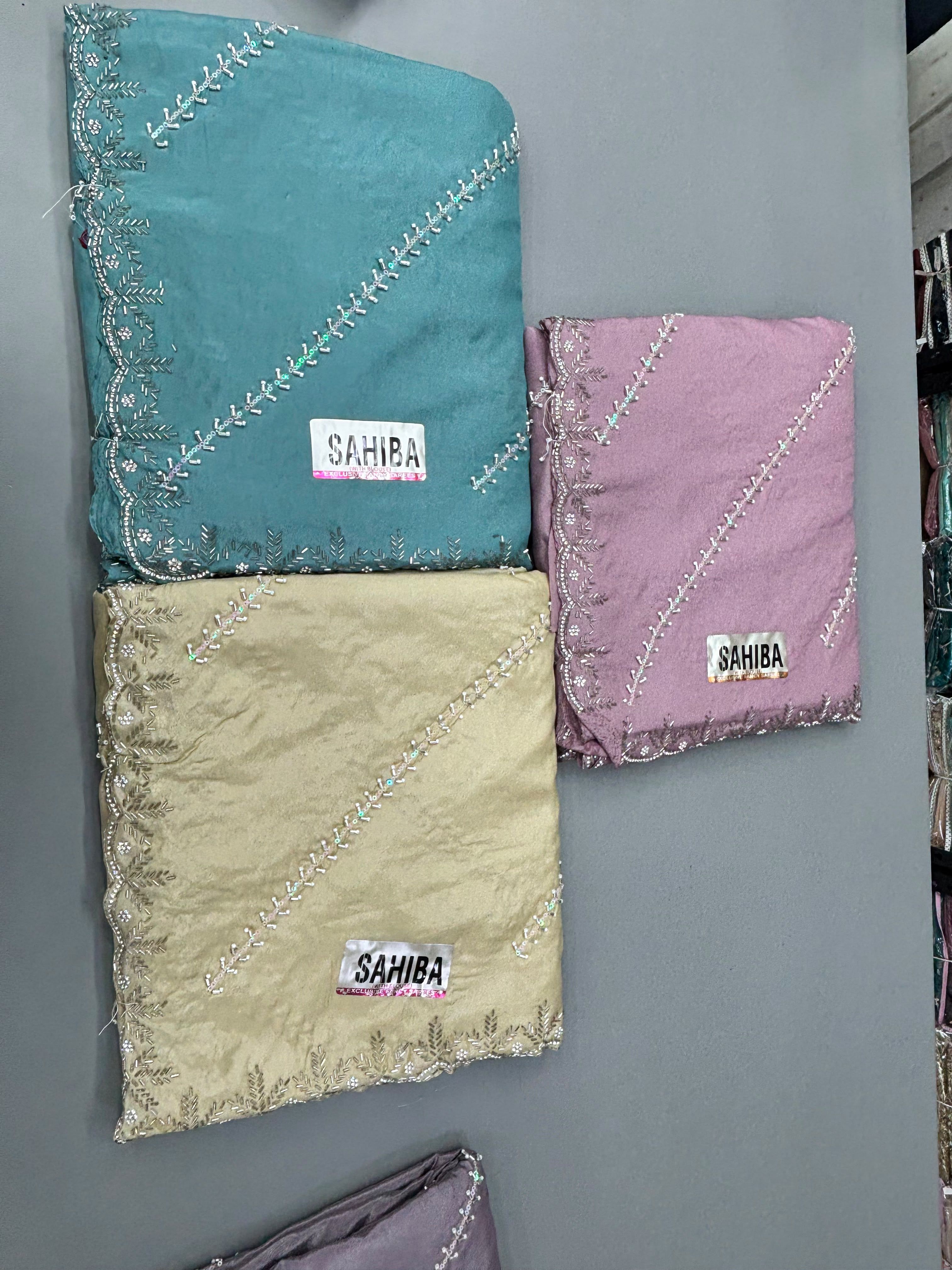 Sahiba Chocolate Saree