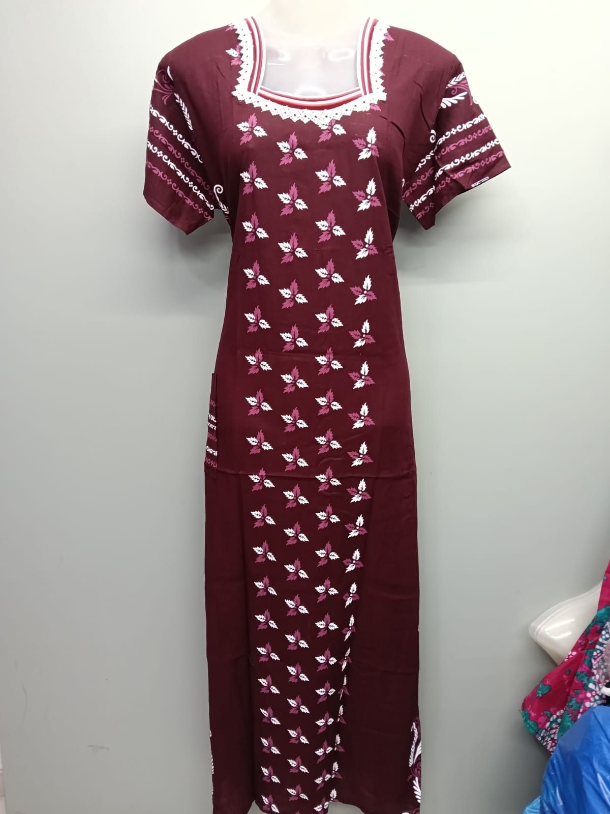 Apsara cotton work Nighty