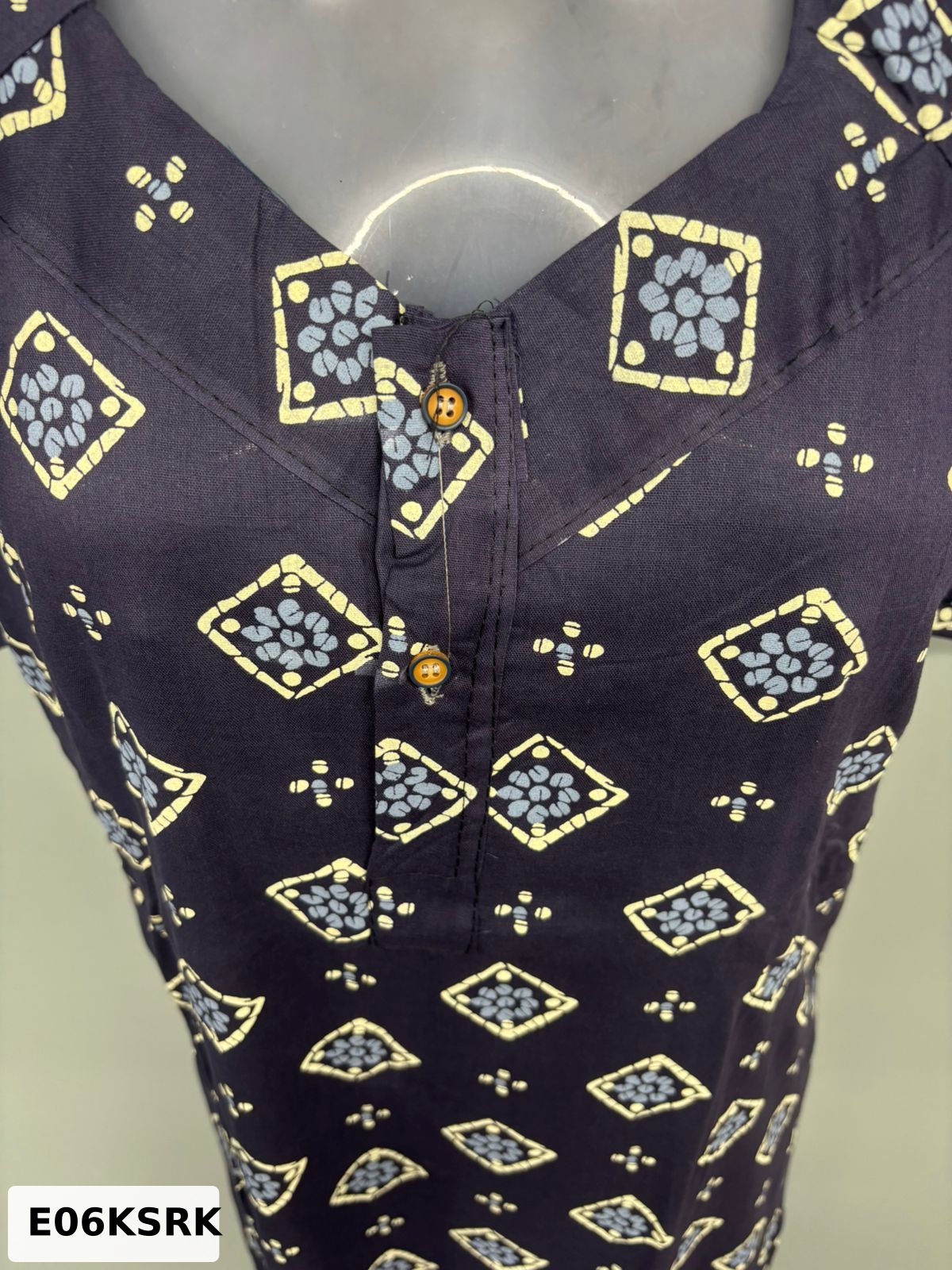 Cotton Apsara With Button Nighty