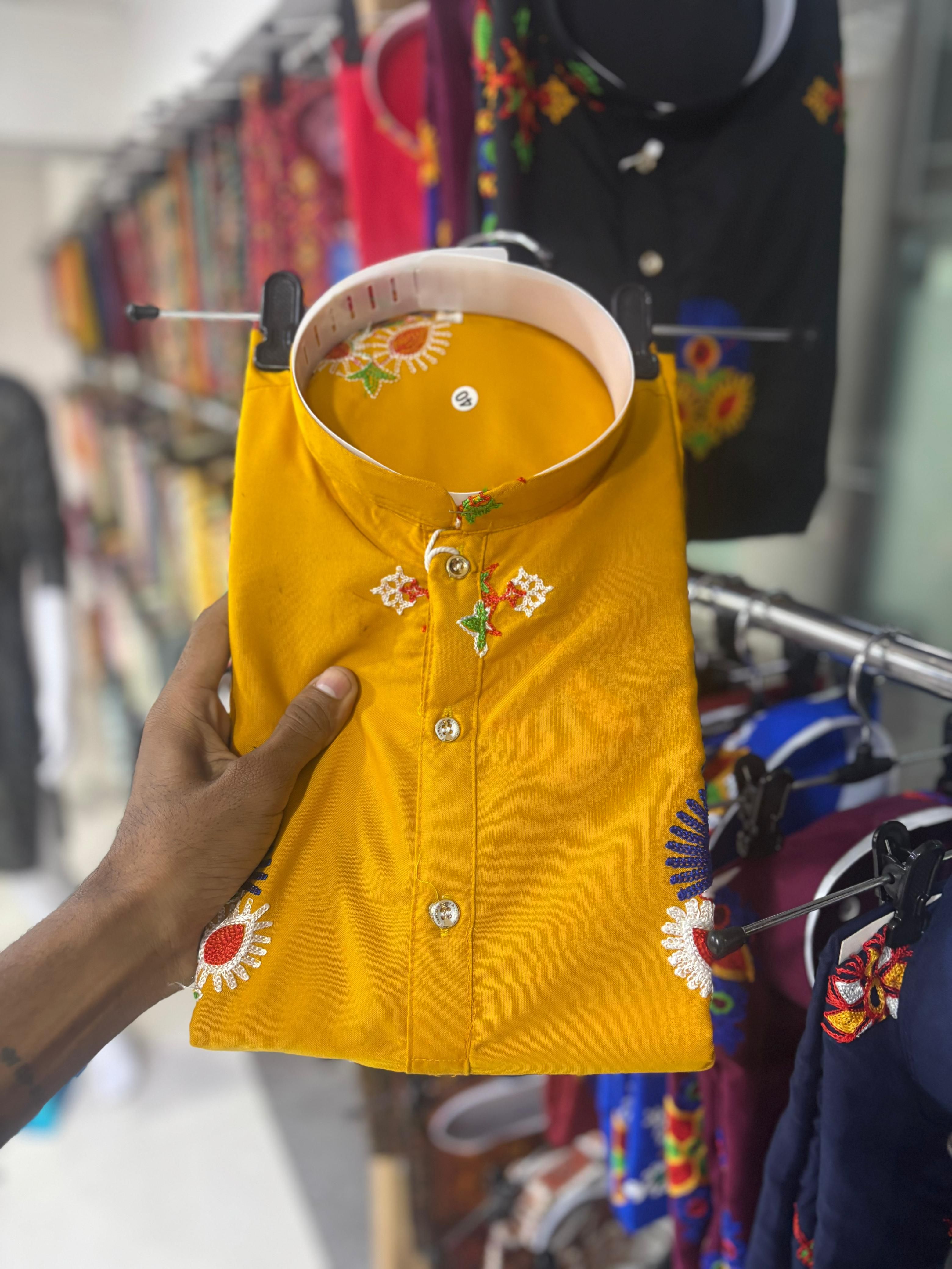 Kutchi Work Kurta 