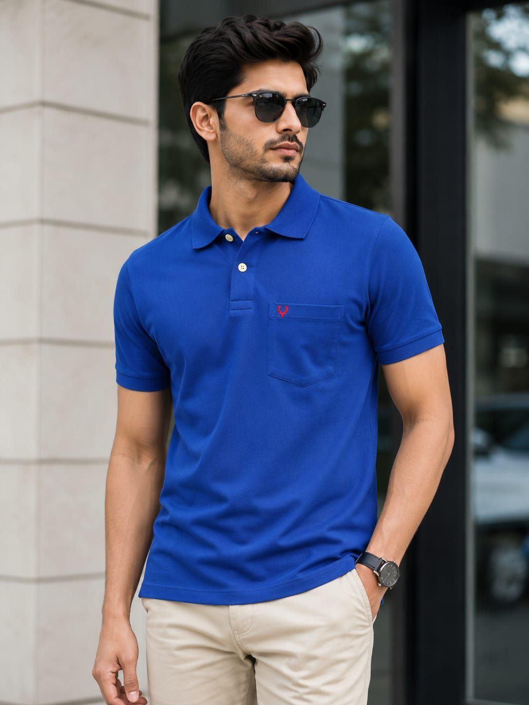 Tshirt With Logo Pocket