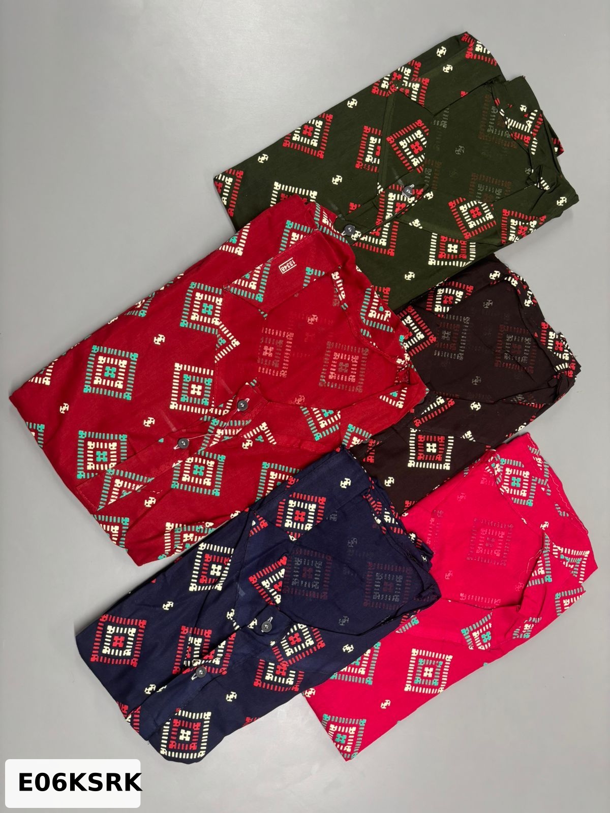 Cotton Apsara With Button Nighty