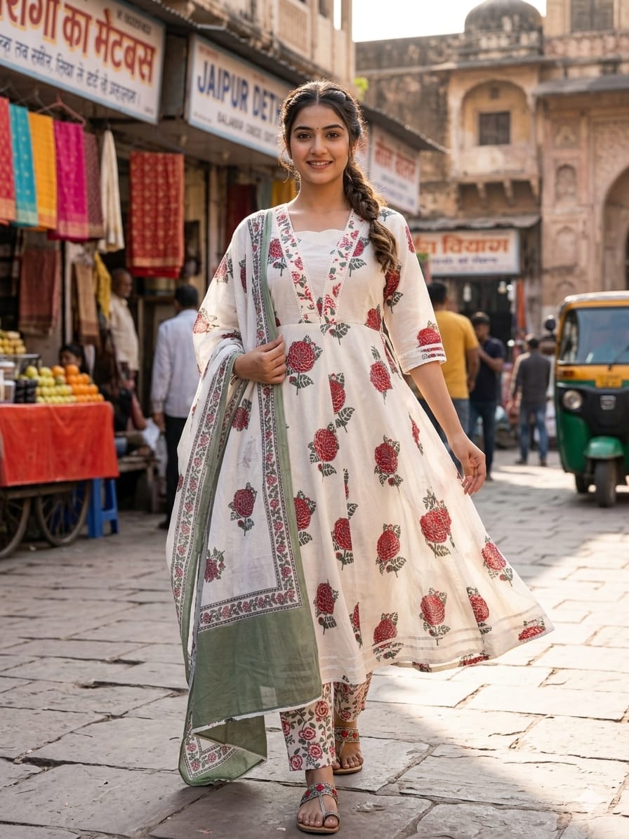 Anarkali Style 3 Pcs
