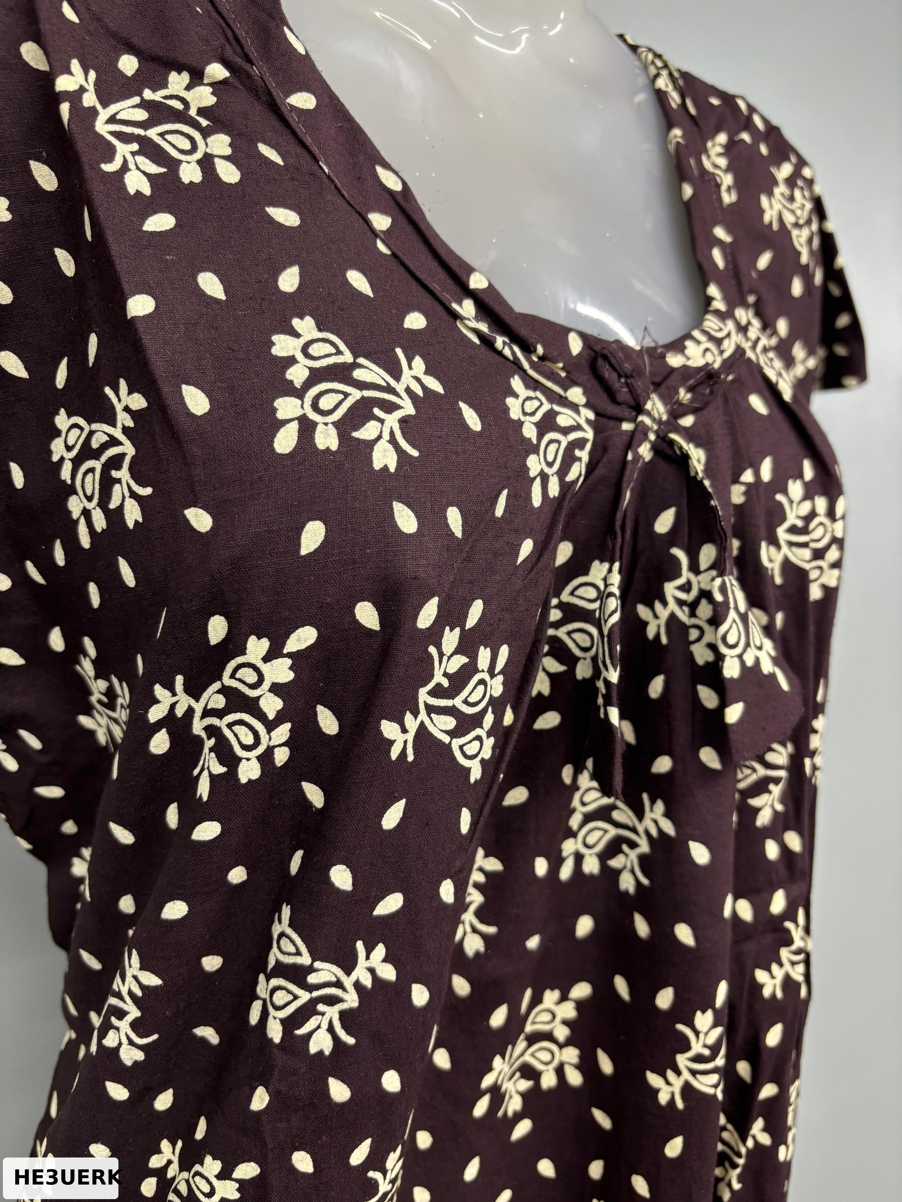 Cloth Cotton Apsara Round Neck Nighty