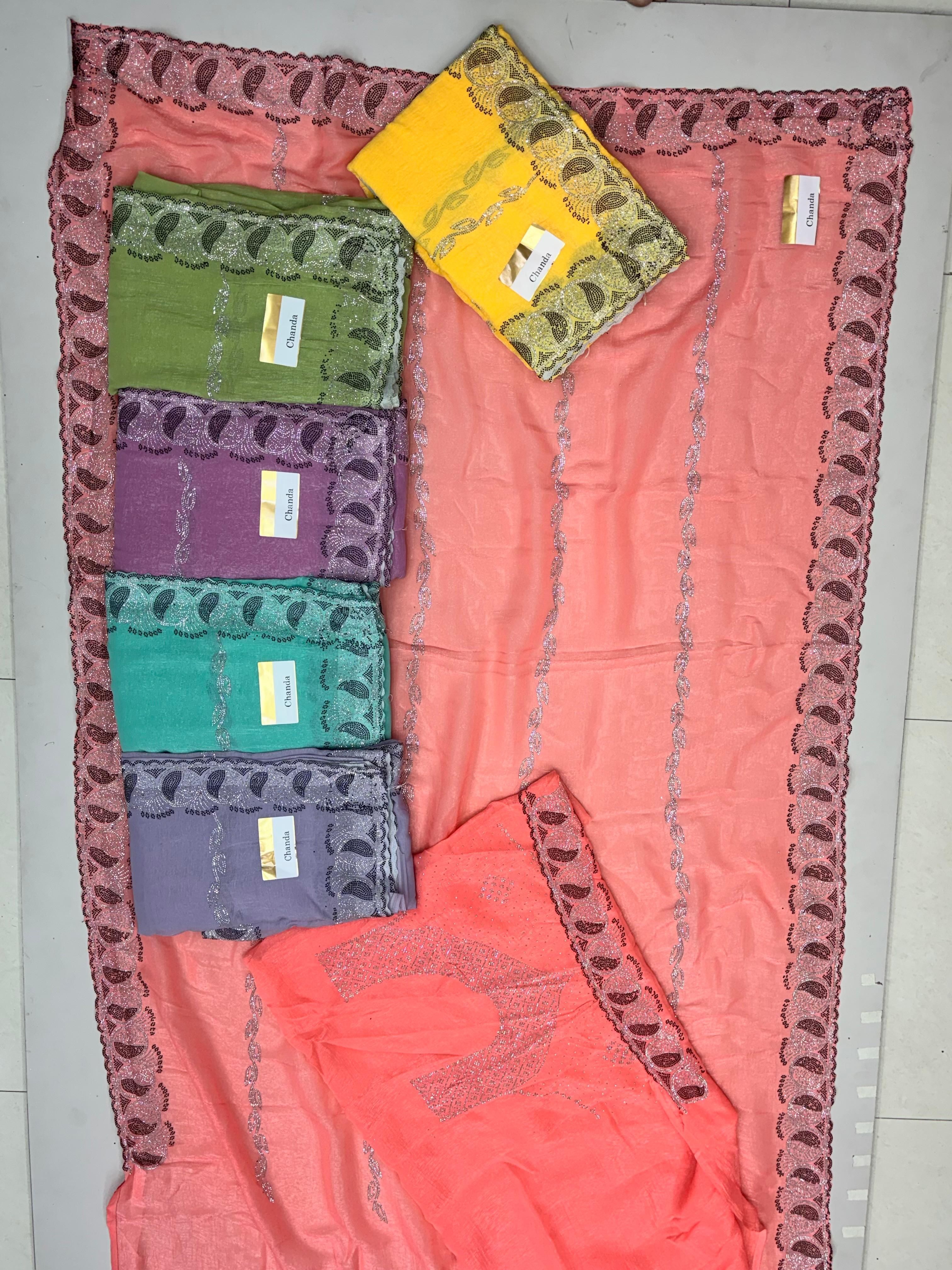 Chanda Satin Silk Sarees