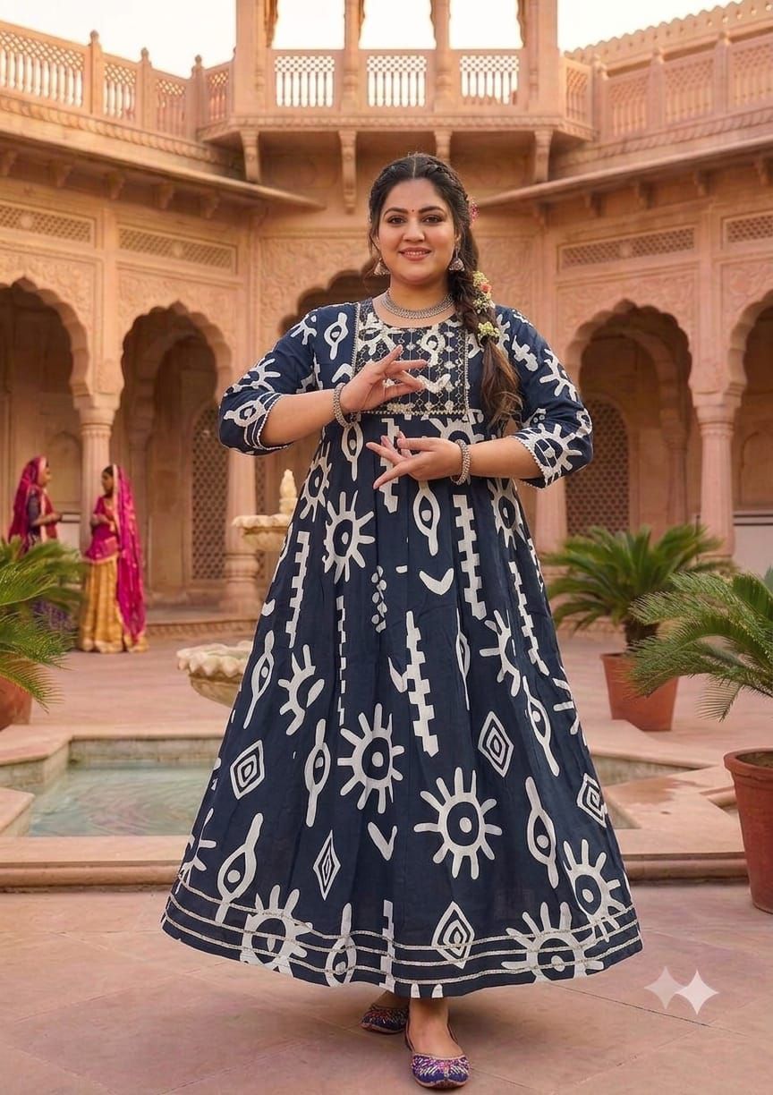 Big Size Women Long Gown