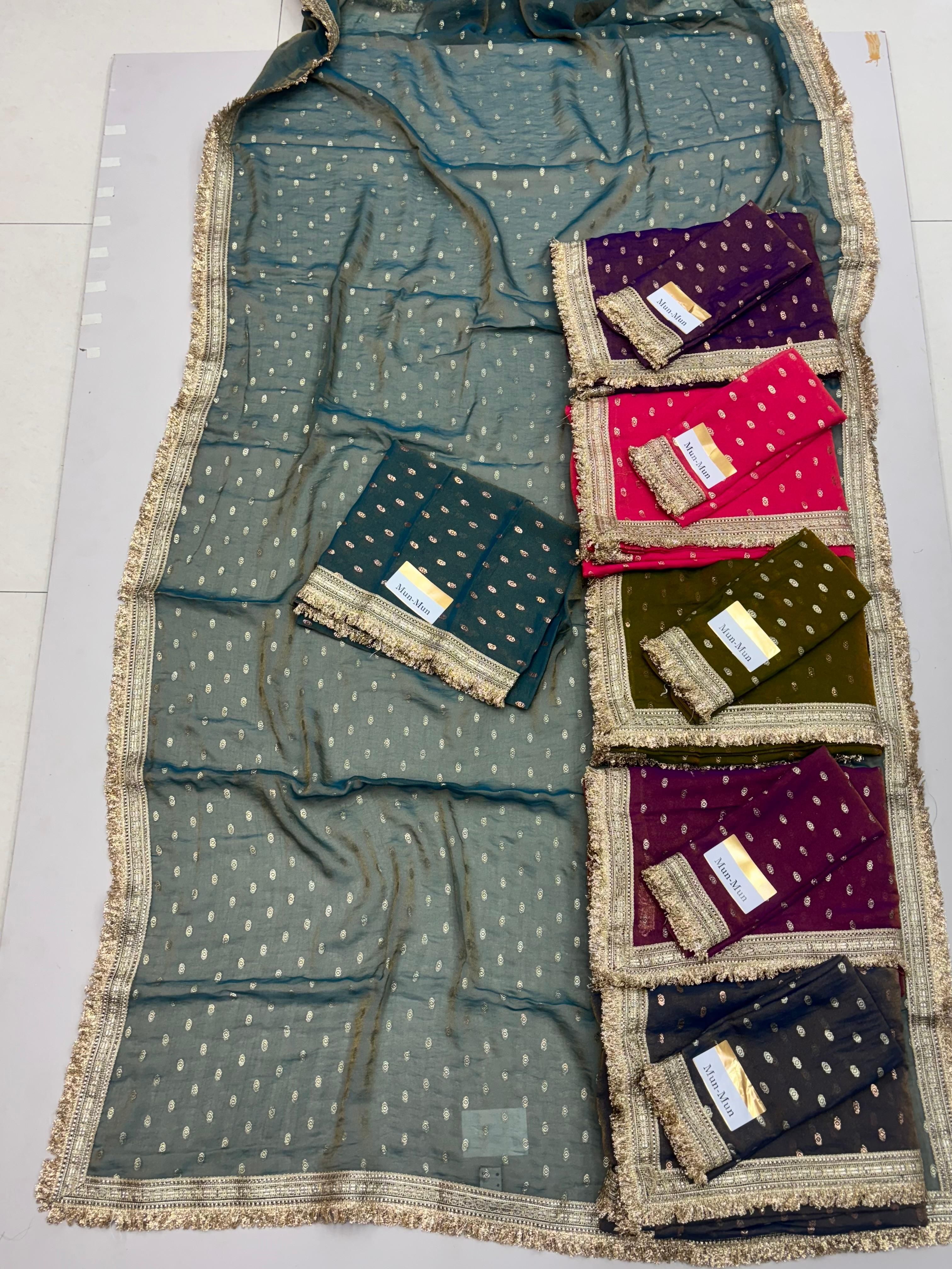 Mun Mun Fendy Silk Saree