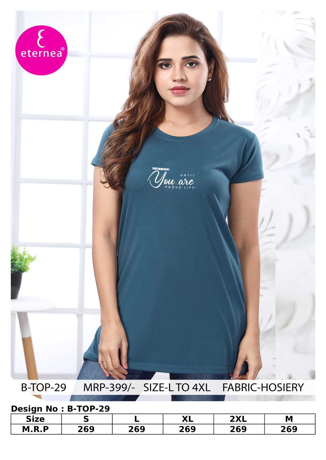 Ladies Eterna Brand T Shirt