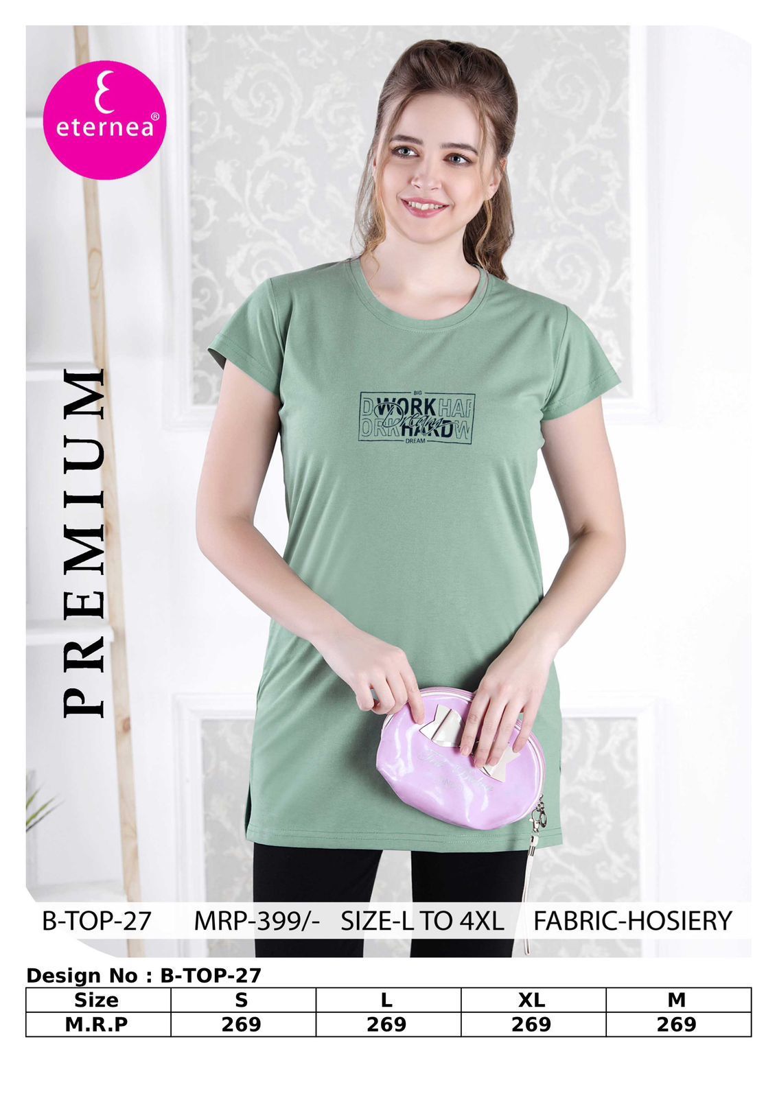 Ladies Eterna Brand T Shirt