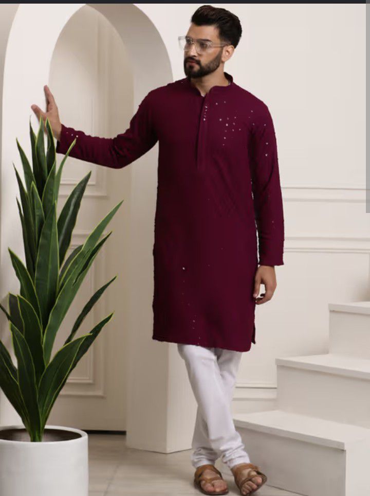 Lucknavi Chiken Kurta