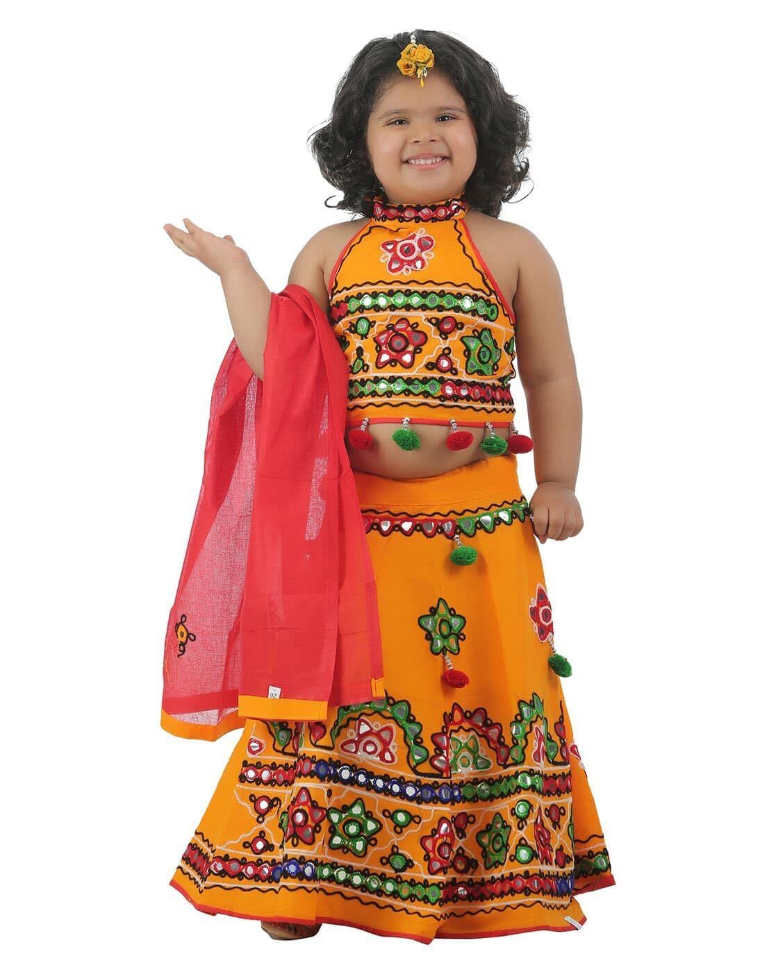 Kid's Heavy Lehanga 