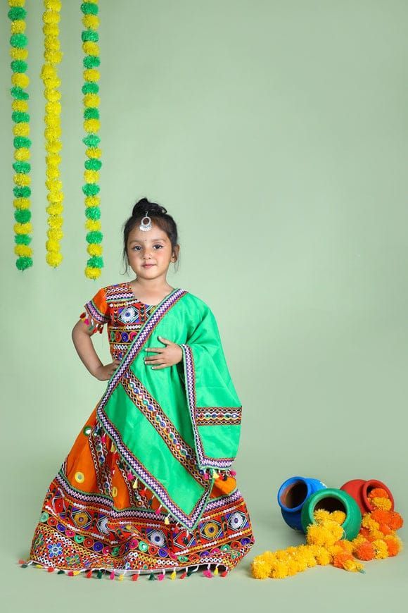 Kid's Heavy Lehanga 