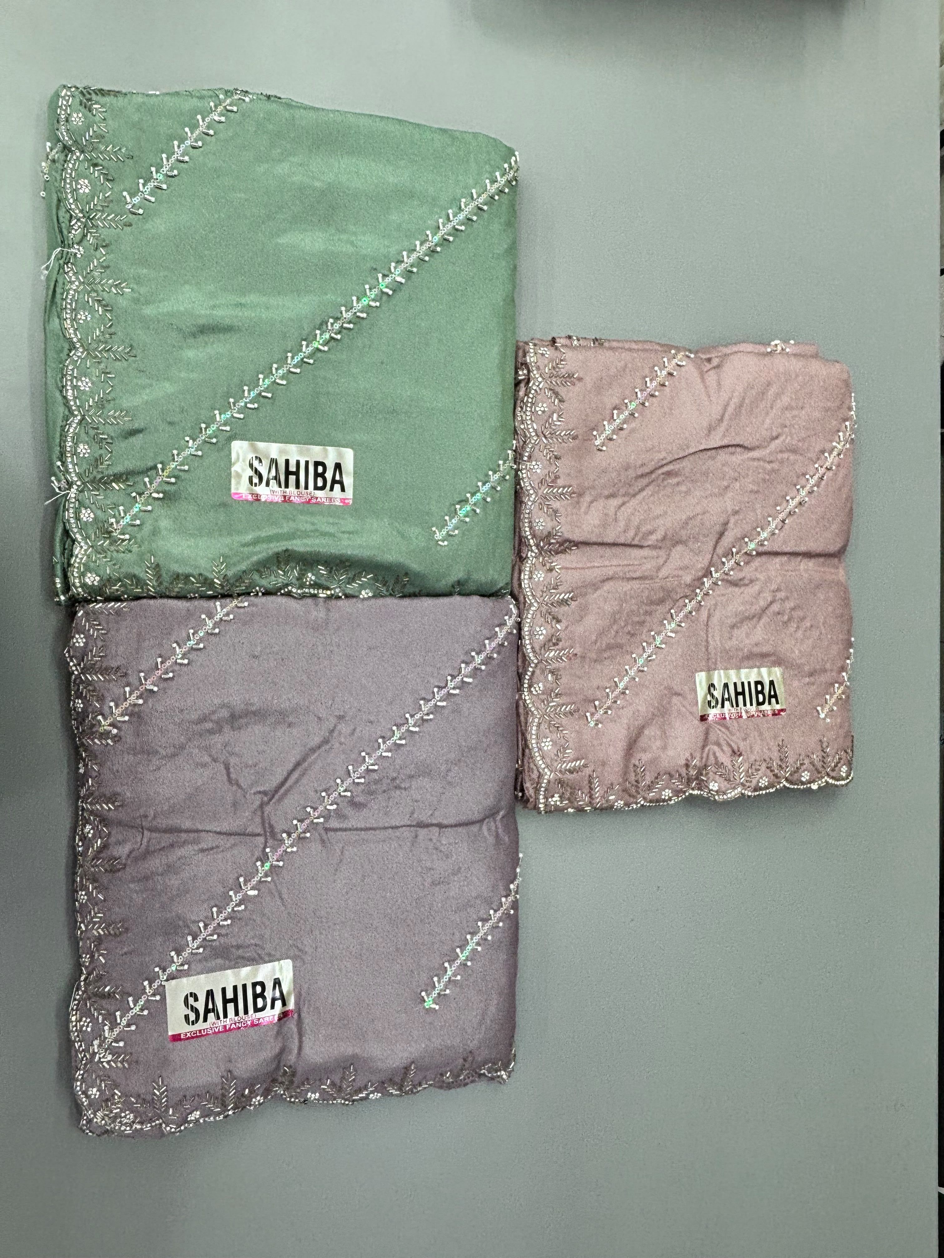 Sahiba Chocolate Saree