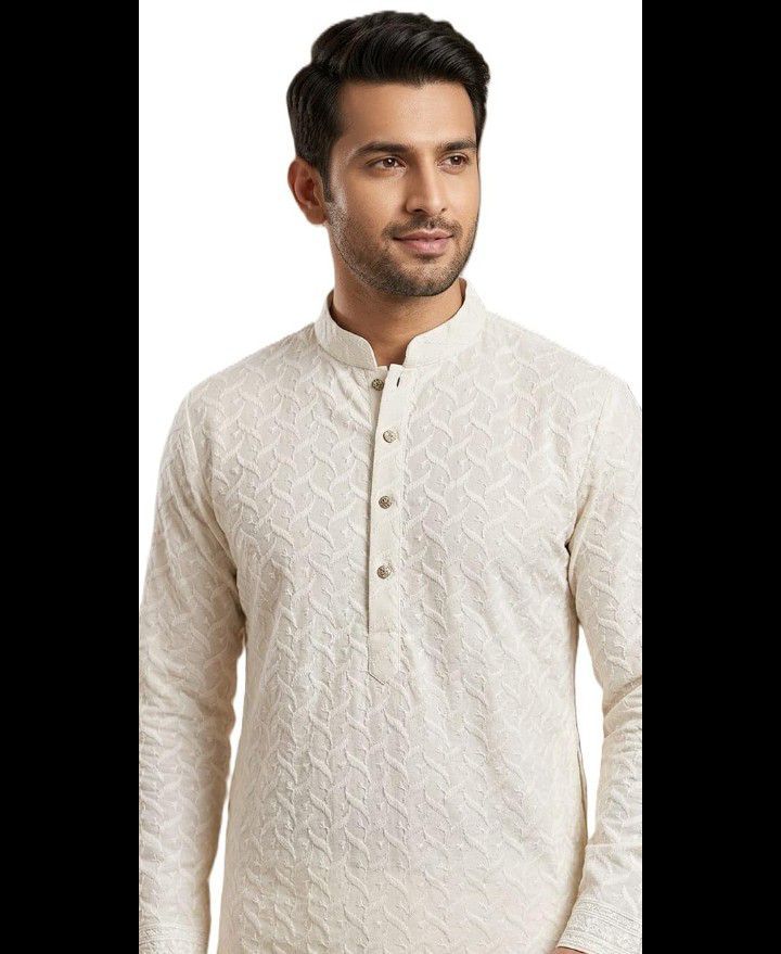 Lucknavi Chiken Kurta