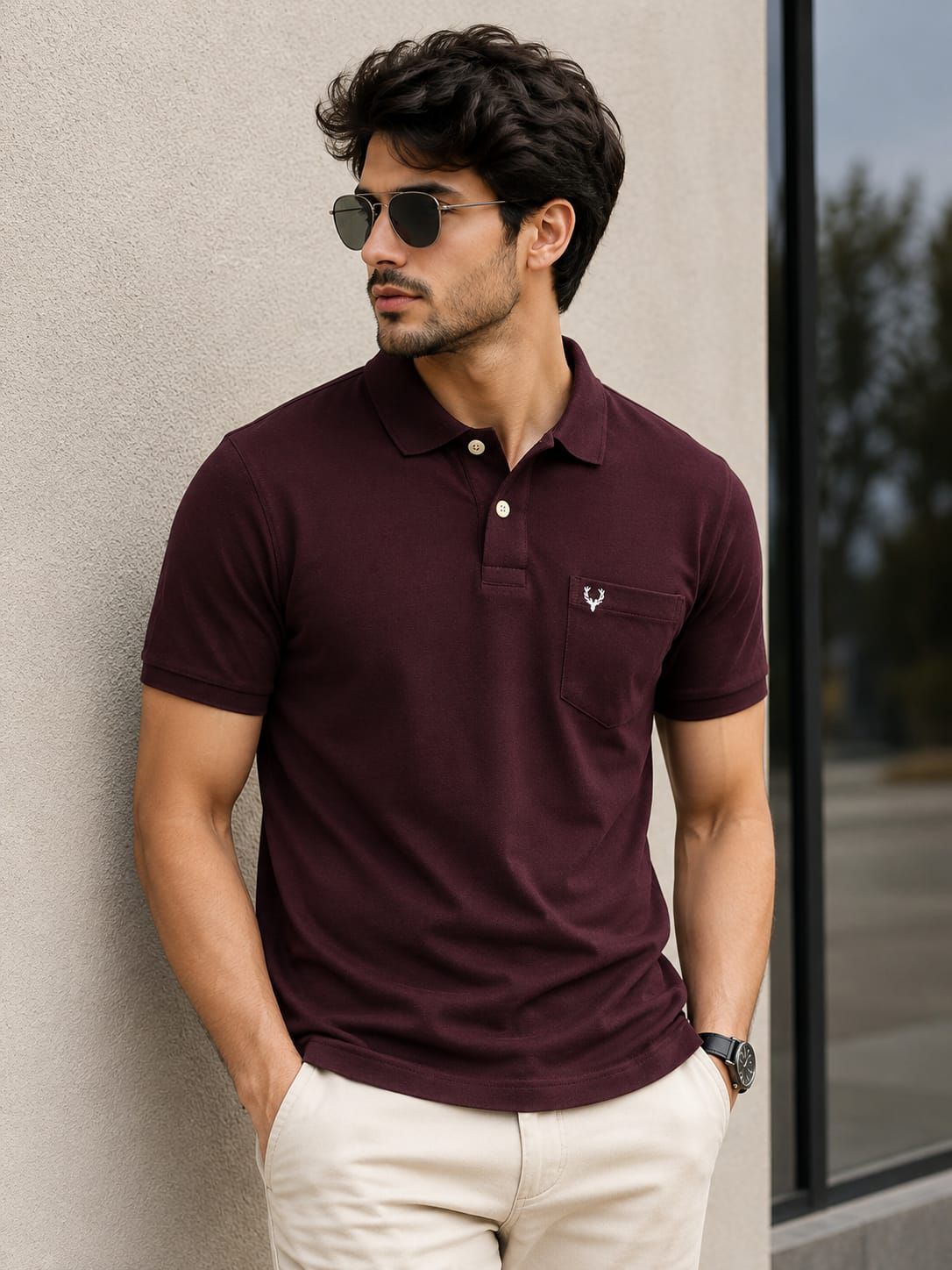 Tshirt With Logo Pocket