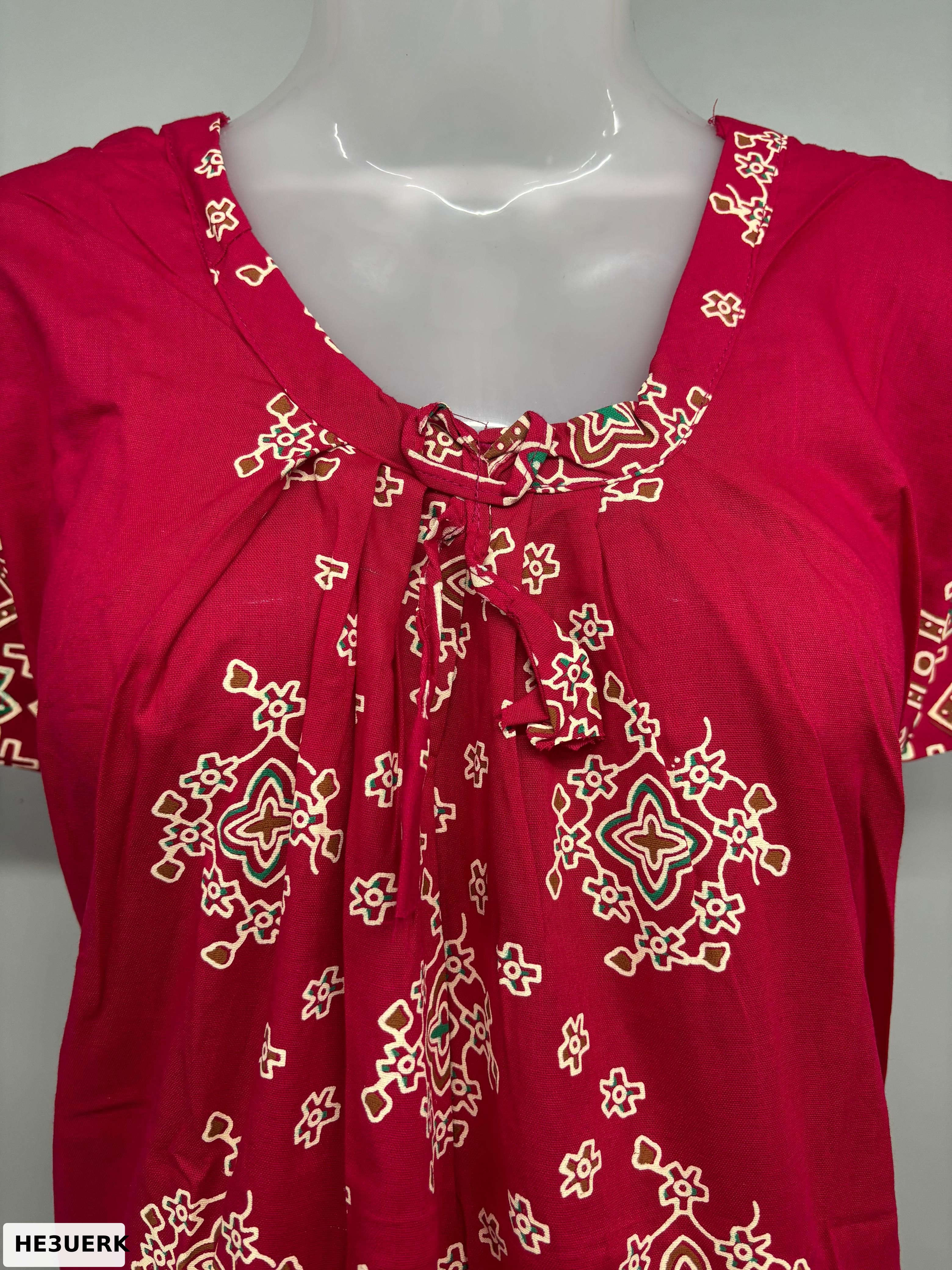 Cloth Cotton Apsara Round Neck Nighty