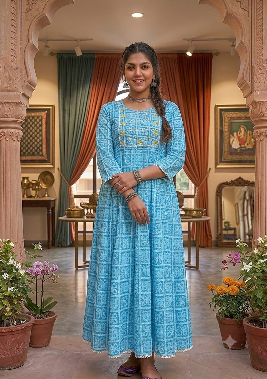 Big Size Women Long Gown