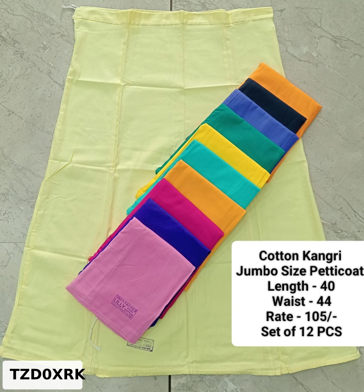 Cotton Kangri Jumbo Size Petticoat