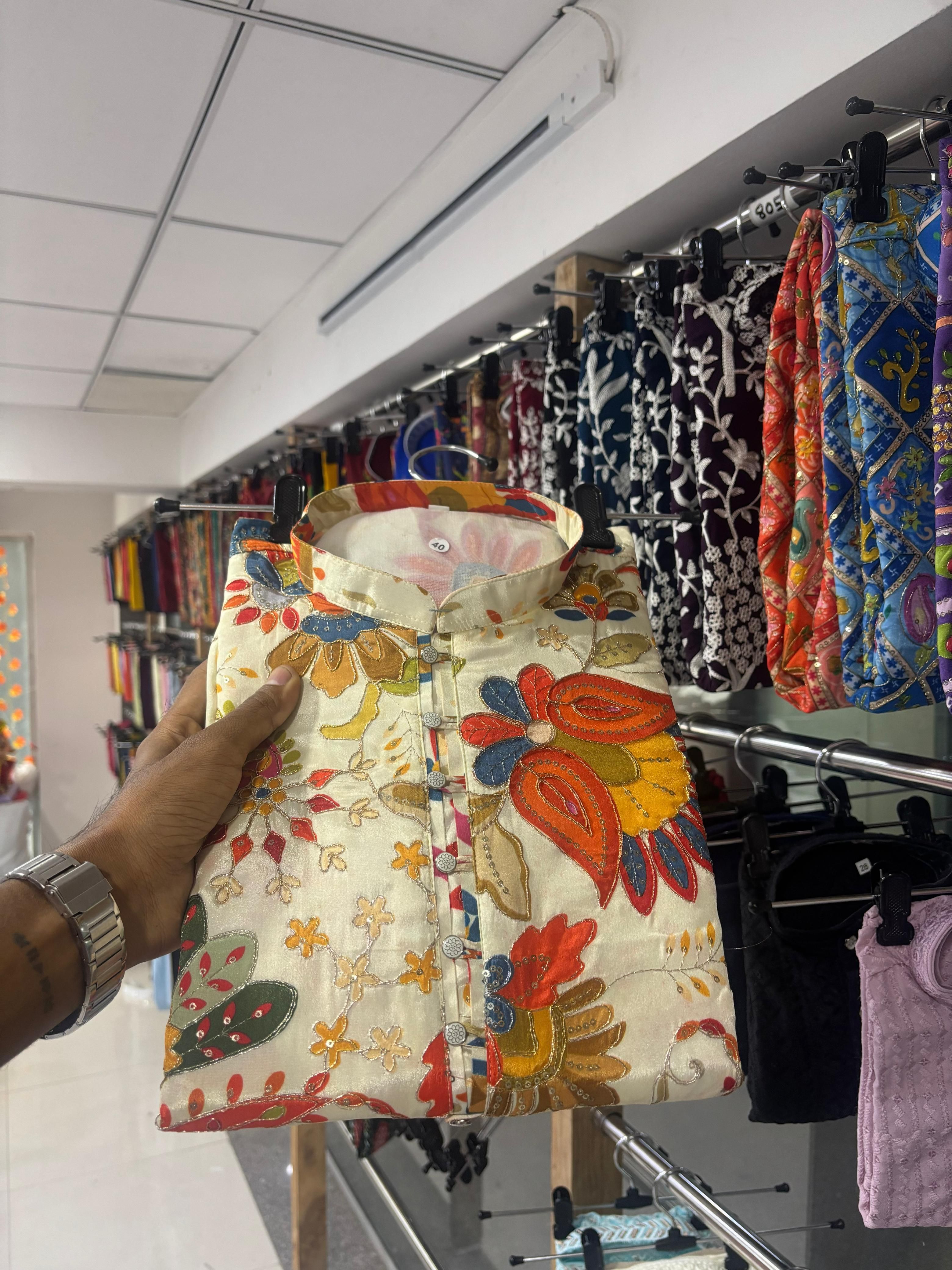Position Print Kurta