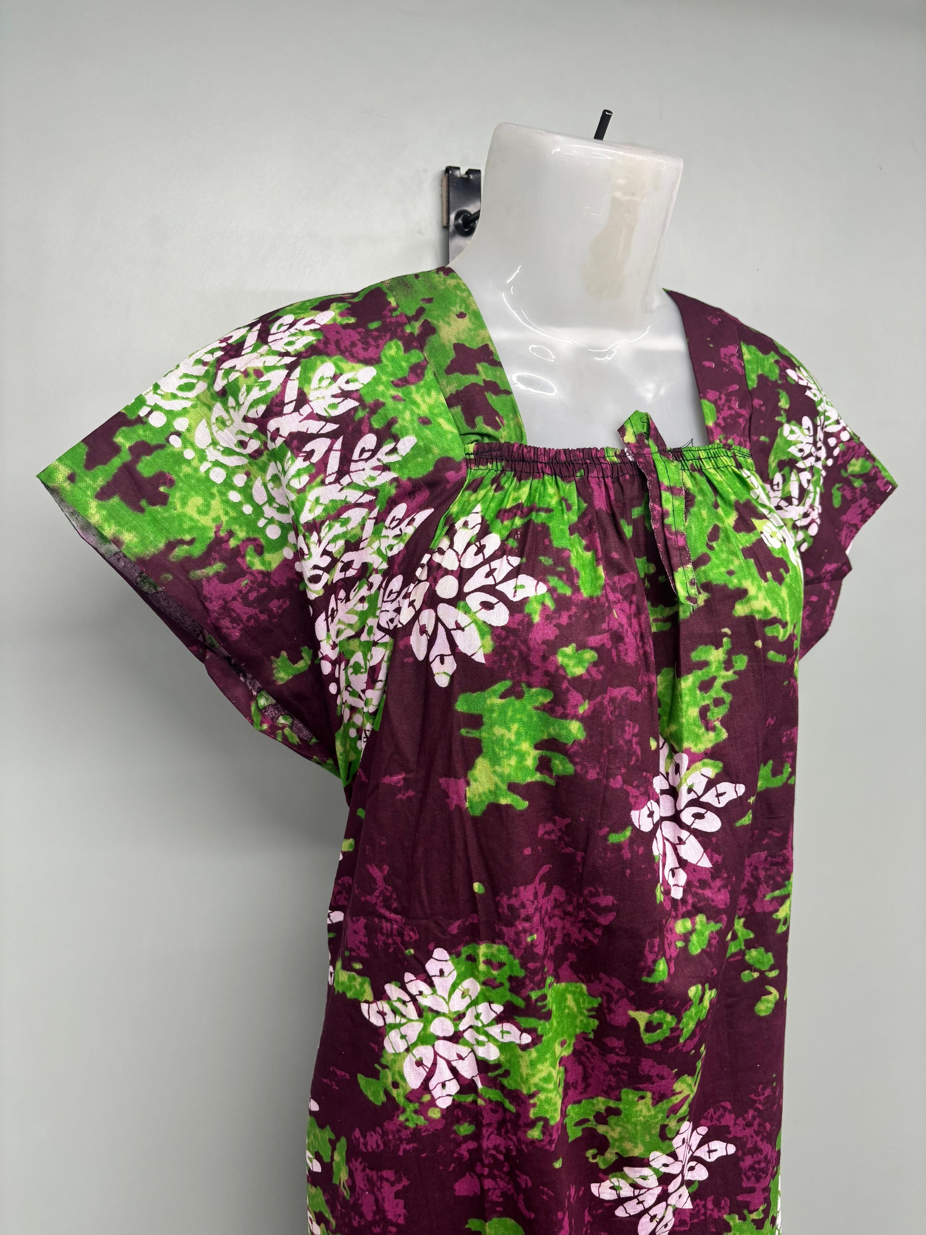 Procin Cotton Elastic Neck Nighty