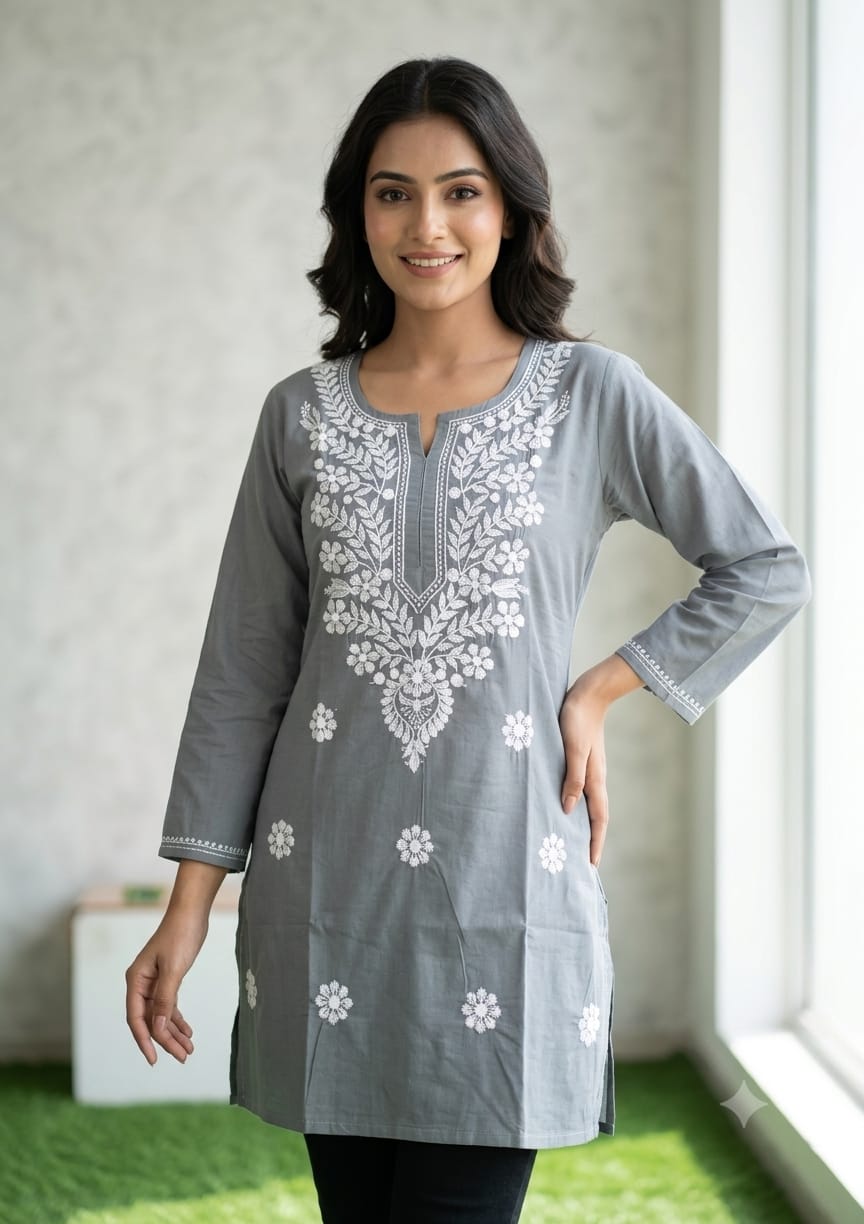 Lucknowi Tunic Top Kurtis