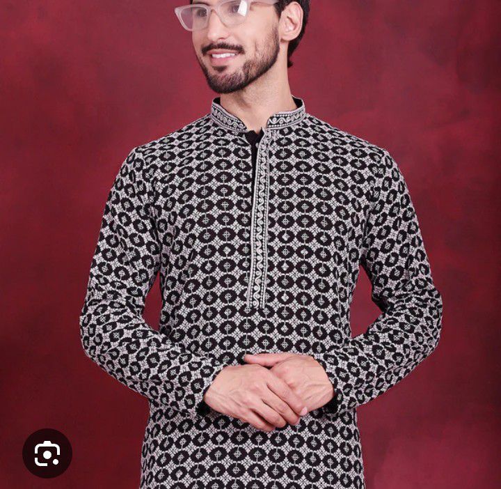 Lucknavi Chiken Kurta