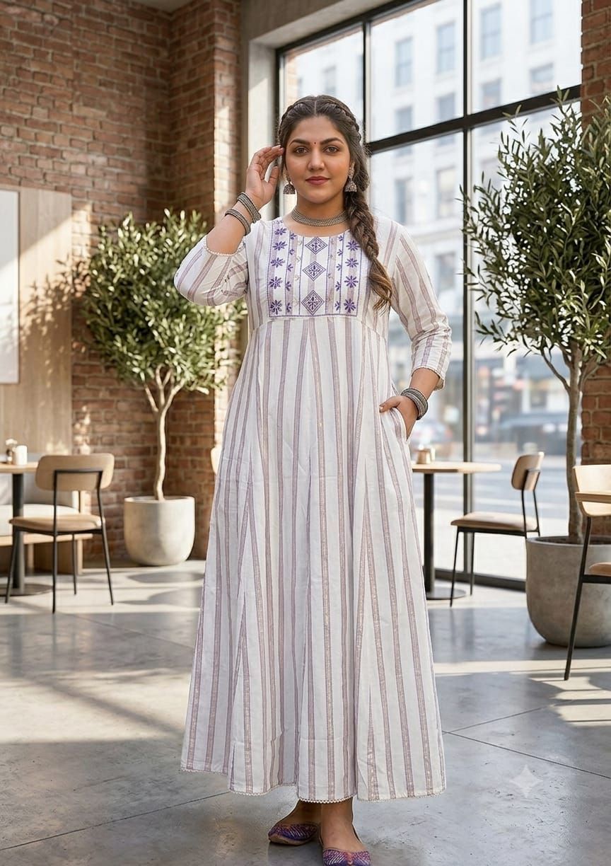 Big Size Women Long Gown