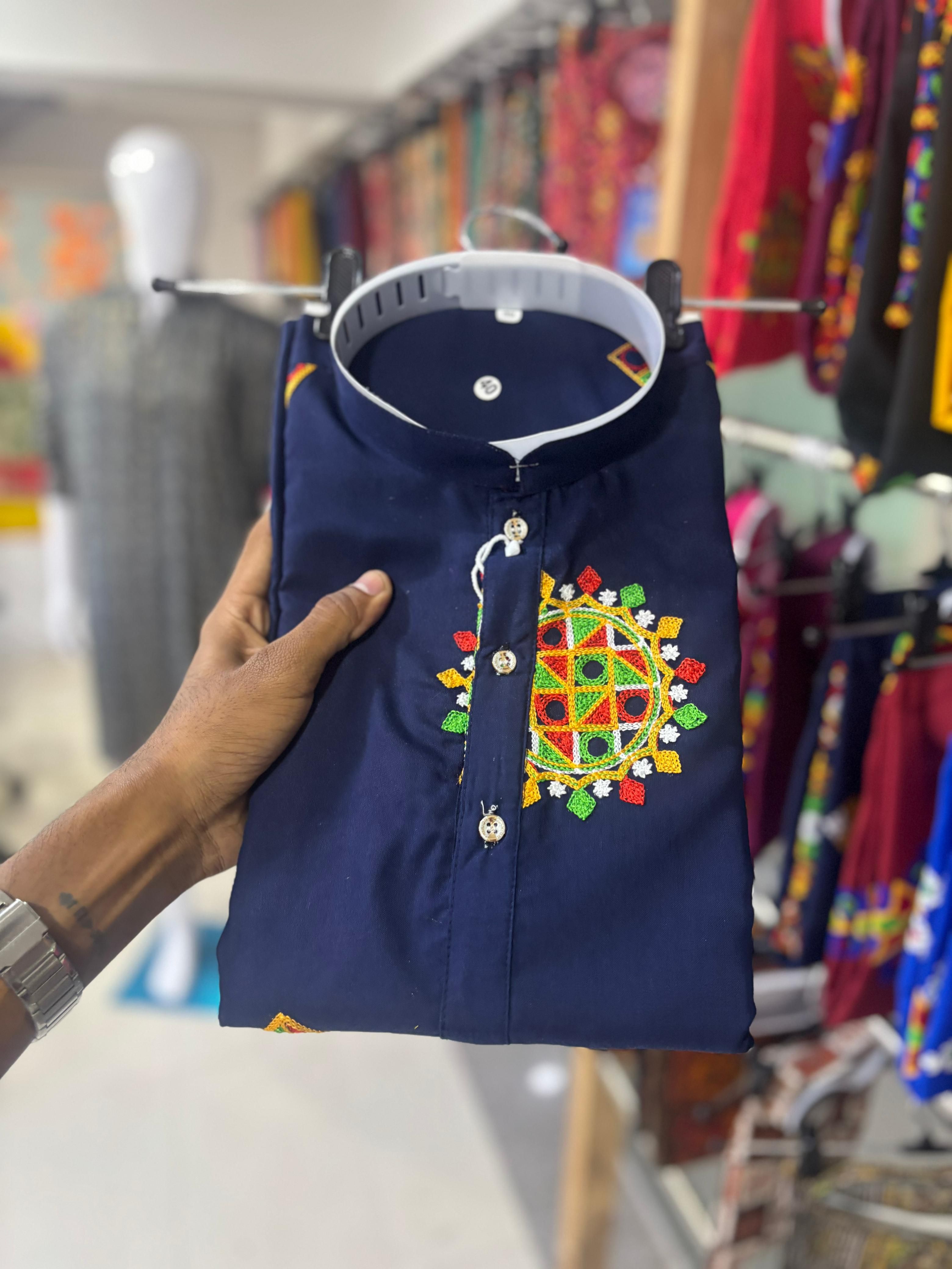 Kutchi Work Kurta 